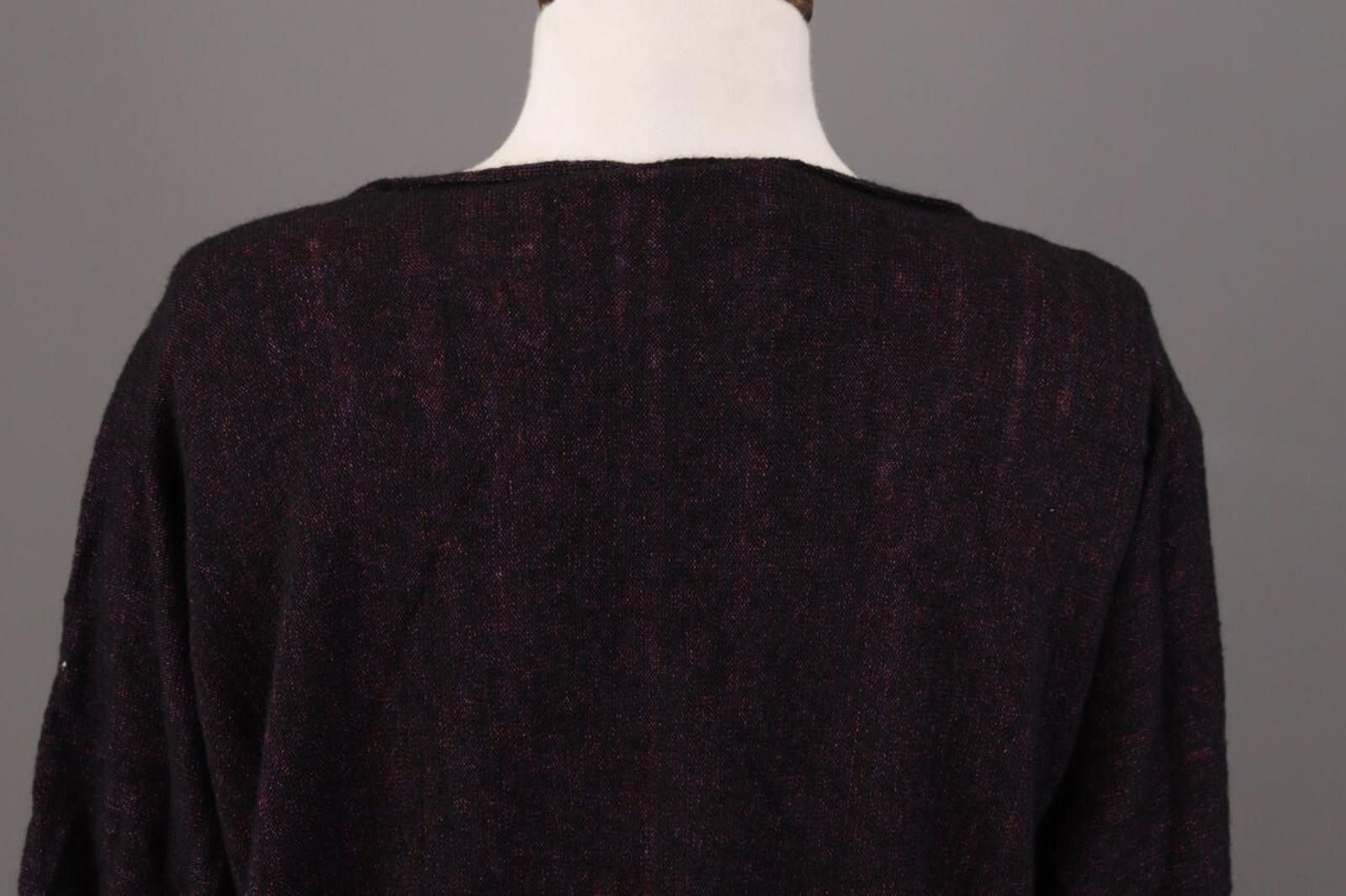 Emporio Armani Emporio Armani Black Label Purple Wool Knit Sweater Size 46 Size M / US 6-8 / IT 42-44 - 11 Thumbnail