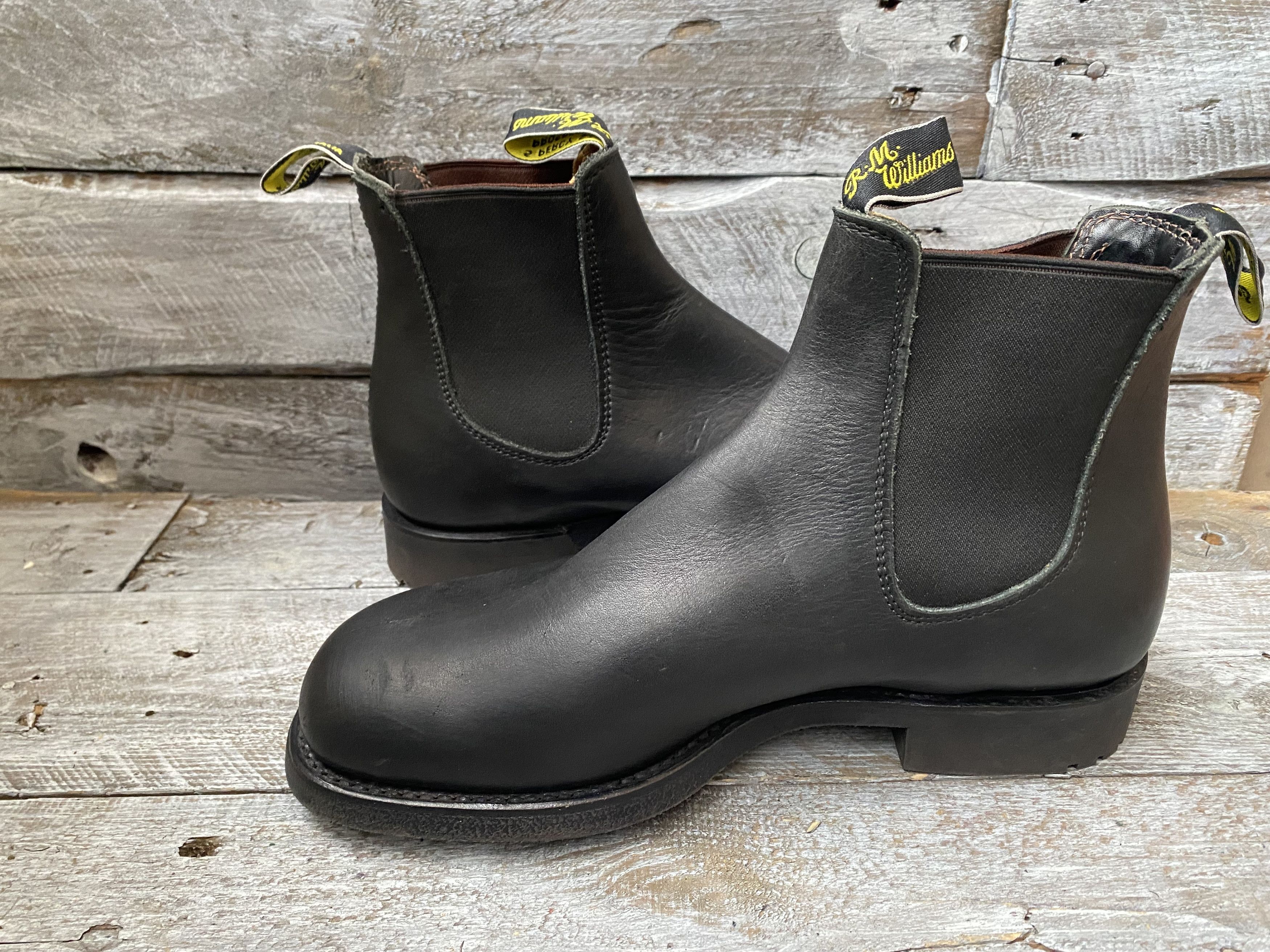 R.M. Williams R.m williams chelsea black leather boots uk 6.5H Size US 6.5 / EU 39-40 - 11 Thumbnail