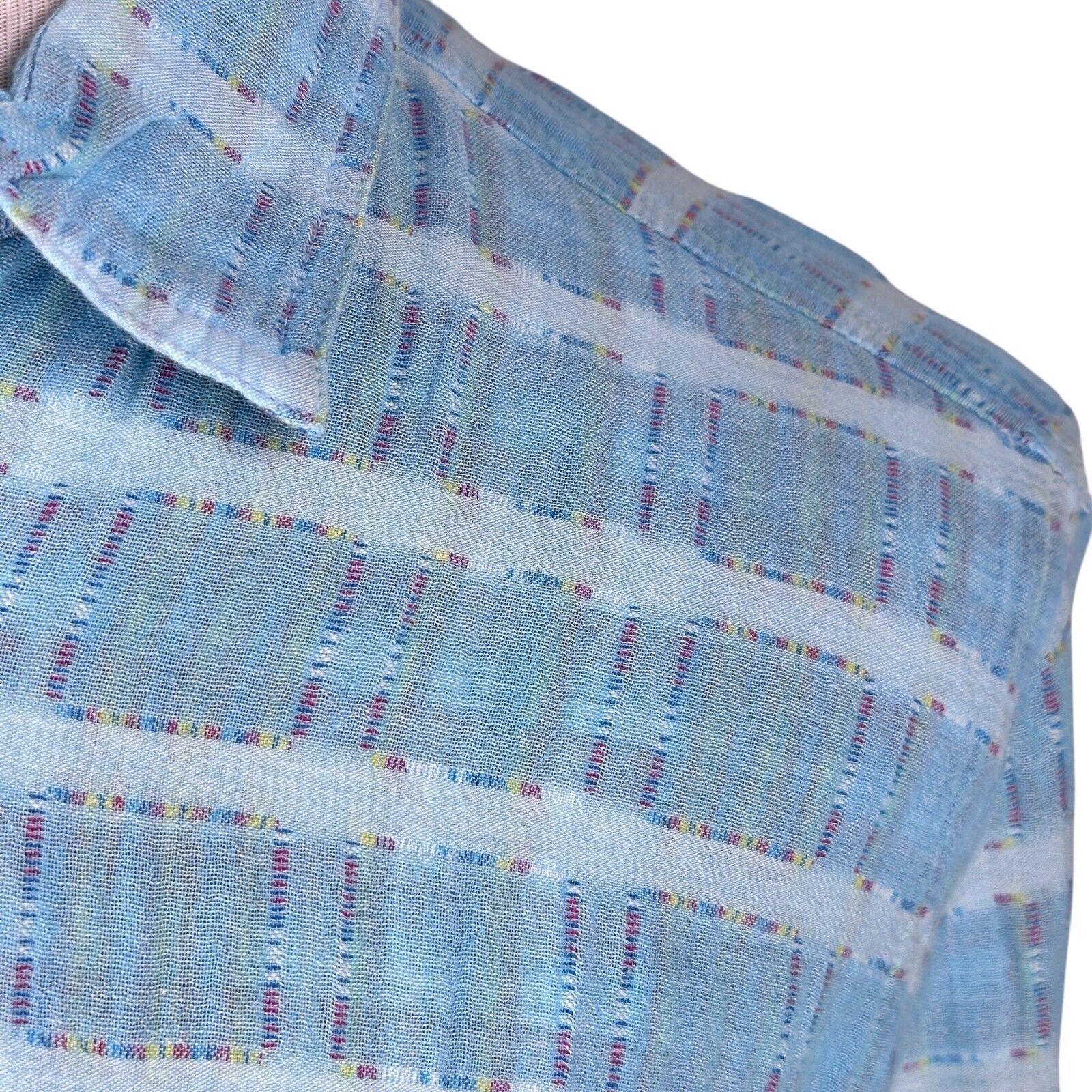 Other Carbon 2 Cobalt Shirt Men’s Medium Blue Geometric Button-Up Size US M / EU 48-50 / 2 - 3 Thumbnail