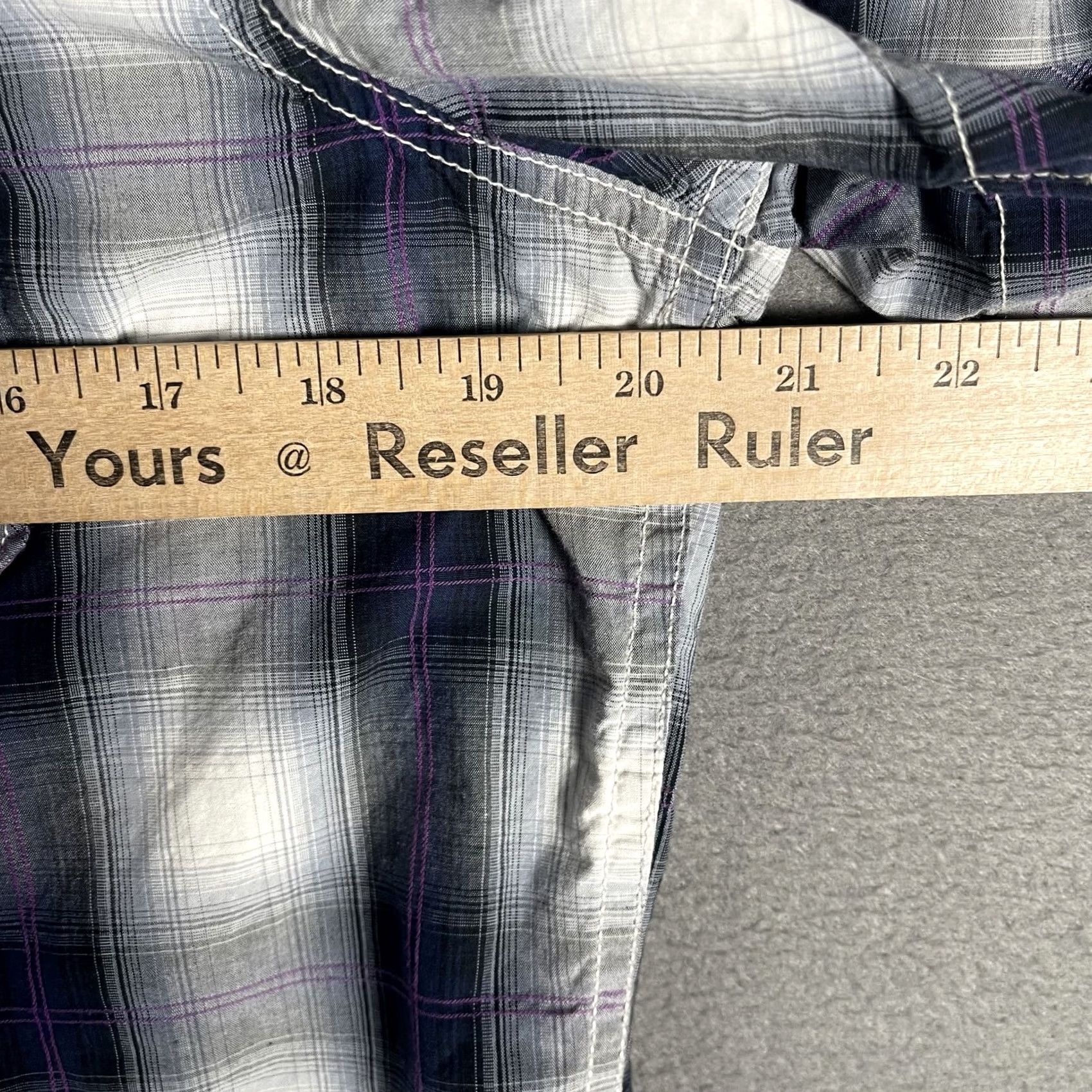 American Eagle Outfitters American Eagle Vintage Fit Shirt Mens Medium Plaid Western Pearl Snap Size US M / EU 48-50 / 2 - 6 Thumbnail
