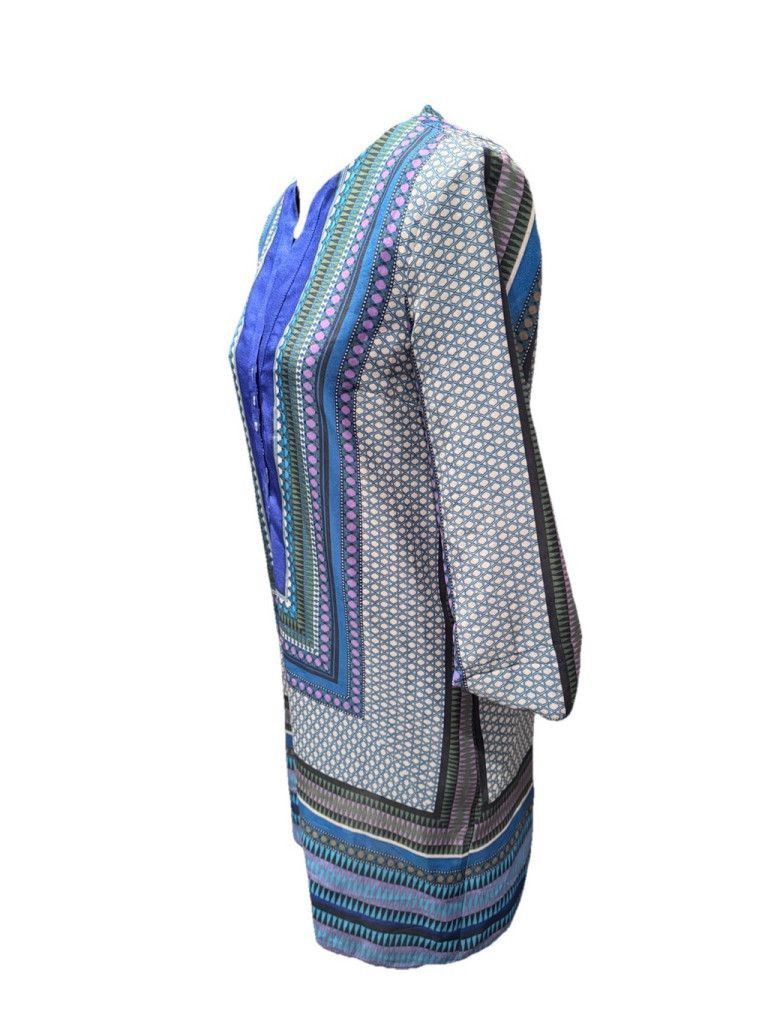 Zara Zara Moroccan Print Tunic Dress Size XS / US 0-2 / IT 36-38 - 3 Thumbnail