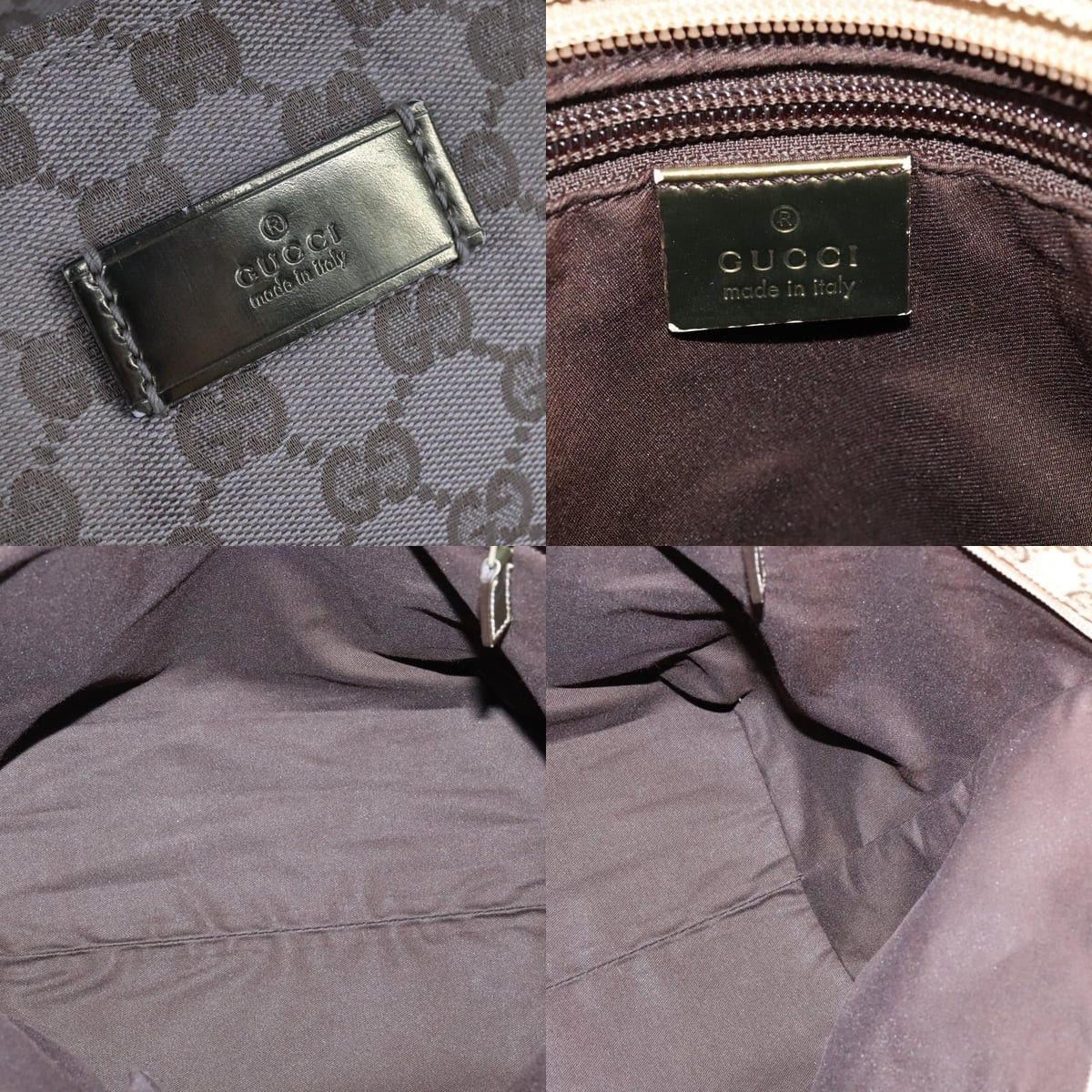 Gucci GUCCI GG Canvas Sherry Line Tote Bag Beige Gold Pink Size ONE SIZE - 11 Thumbnail