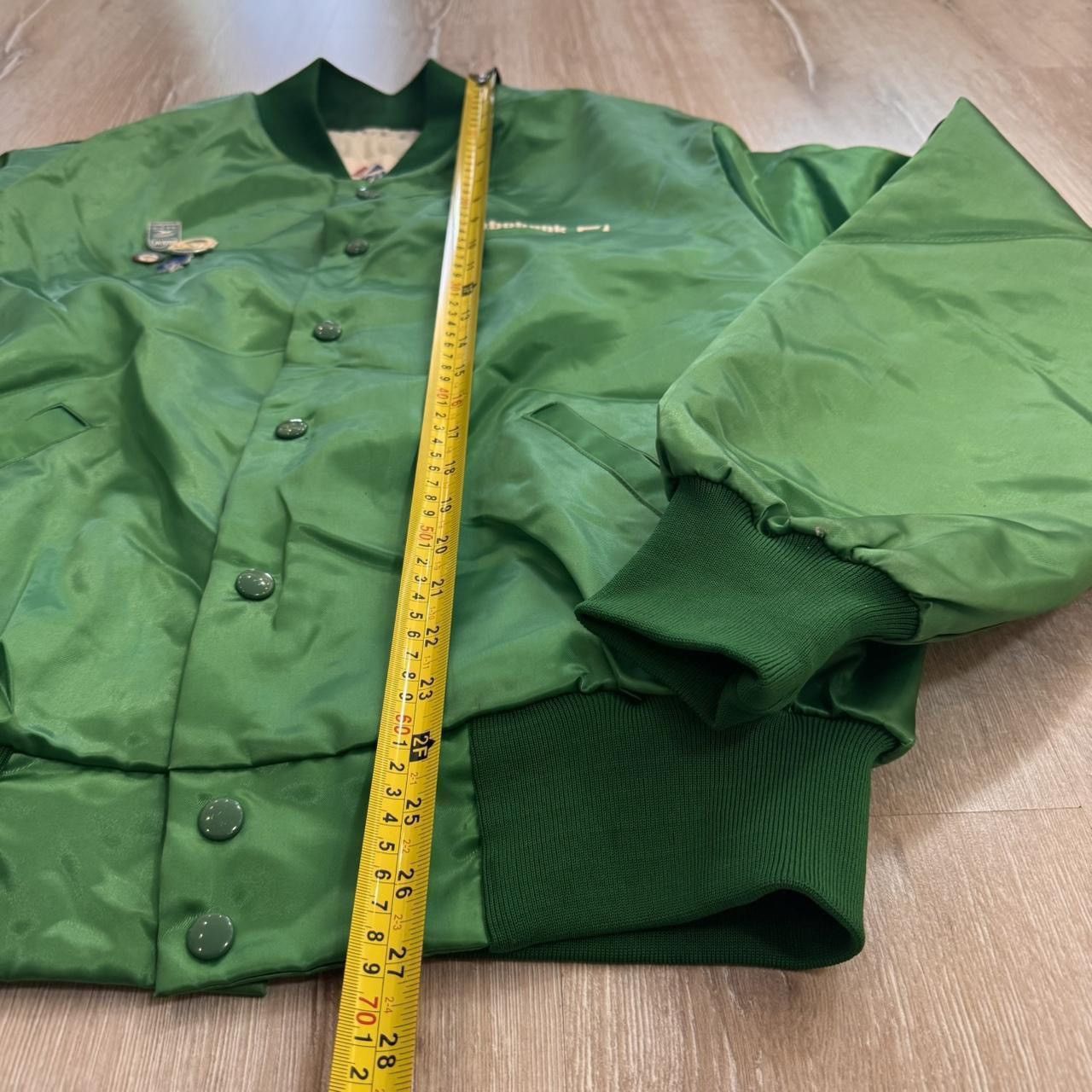 Majestic Vintage Majestic Made In USA Satin Bomber Jacket XL Vintage Size US XL / EU 56 / 4 - 5 Thumbnail