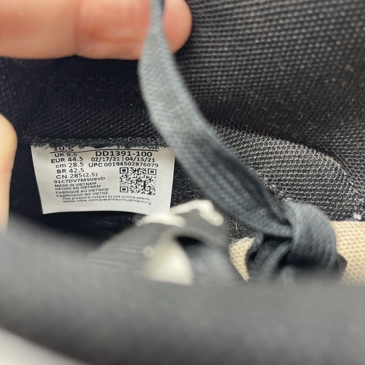 Nike Dunk low black white Size US 10.5 / EU 43-44 - 8 Thumbnail