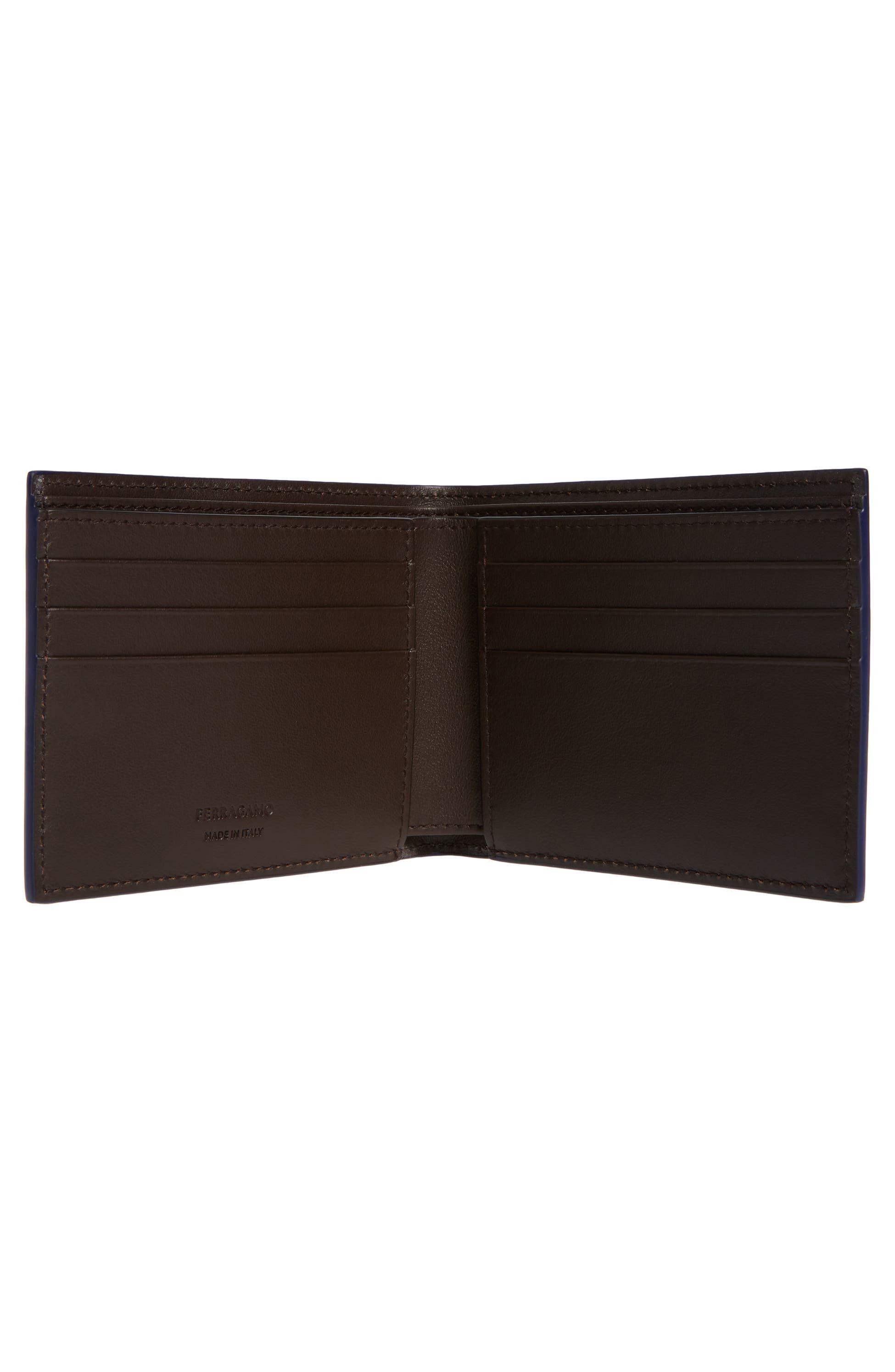 Salvatore Ferragamo o1s1rm0924 Size: OS / Bifold Wallet in Royal Blue/Black Size ONE SIZE - 3 Thumbnail