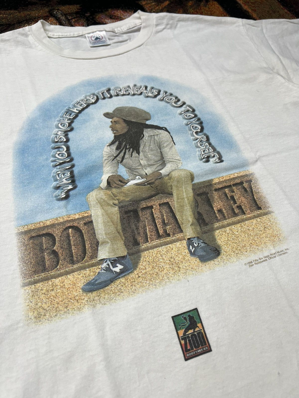 Bob Marley Vintage '98 Bob Marley Portrait Tee Size US L / EU 52-54 / 3 - 1 Thumbnail