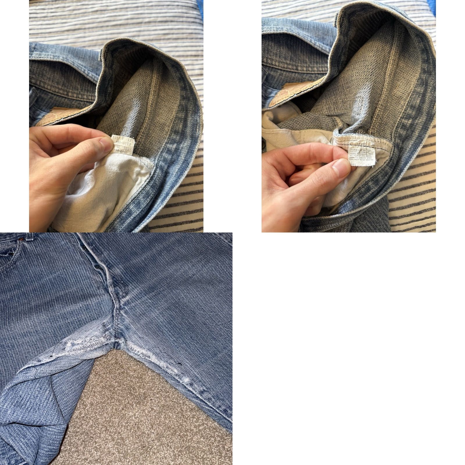 Levi's VINTAGE Levi's 501 Jeans Denim Pants Button Fly Size 34/30 USA Made Men Blue 80s Straight Jeans Womens Mens Size US 34 / EU 50 - 8 Thumbnail