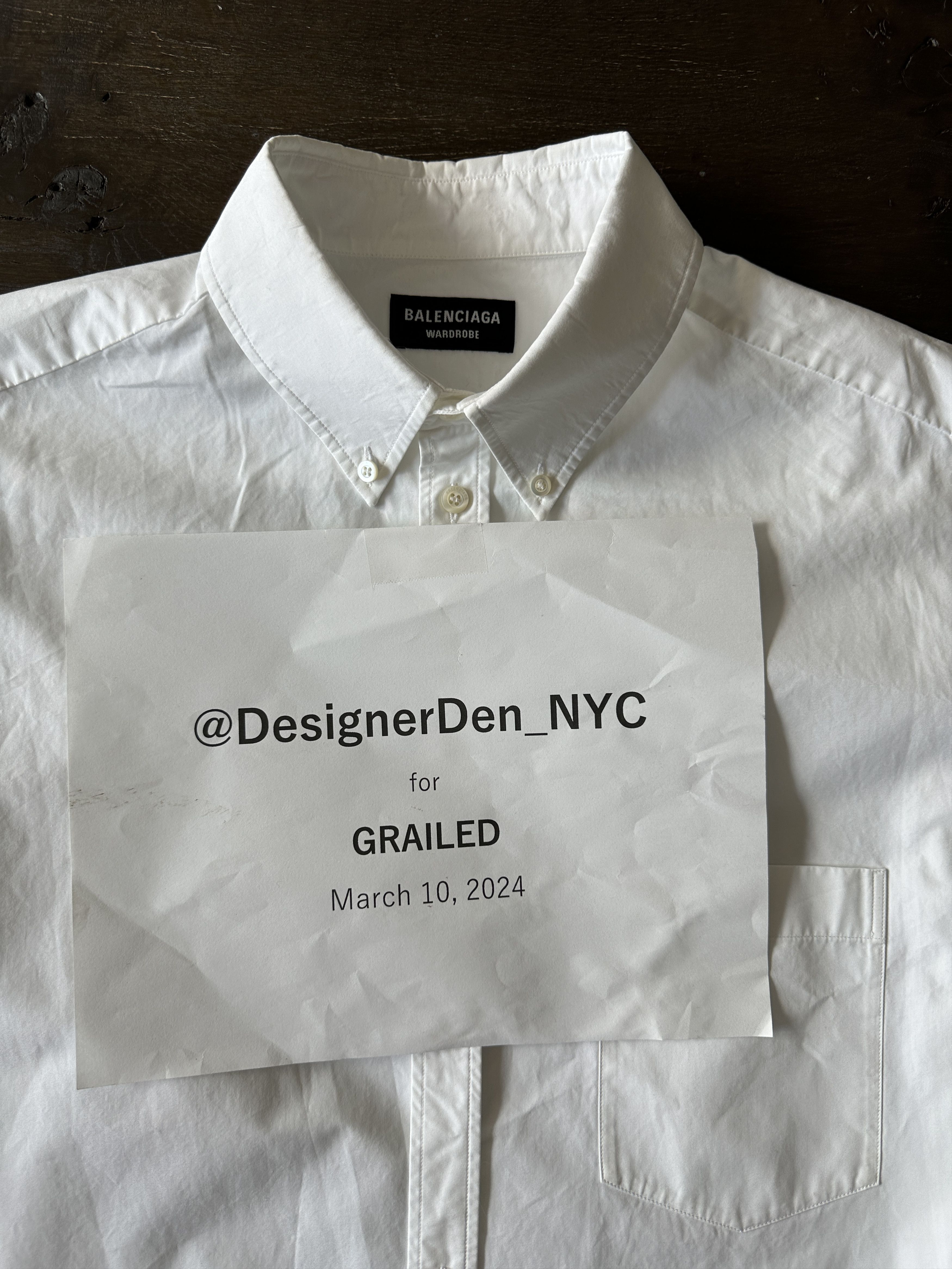 Balenciaga Balenciaga Afterworld Free Button Down size 39 medium M Size US M / EU 48-50 / 2 - 6 Thumbnail
