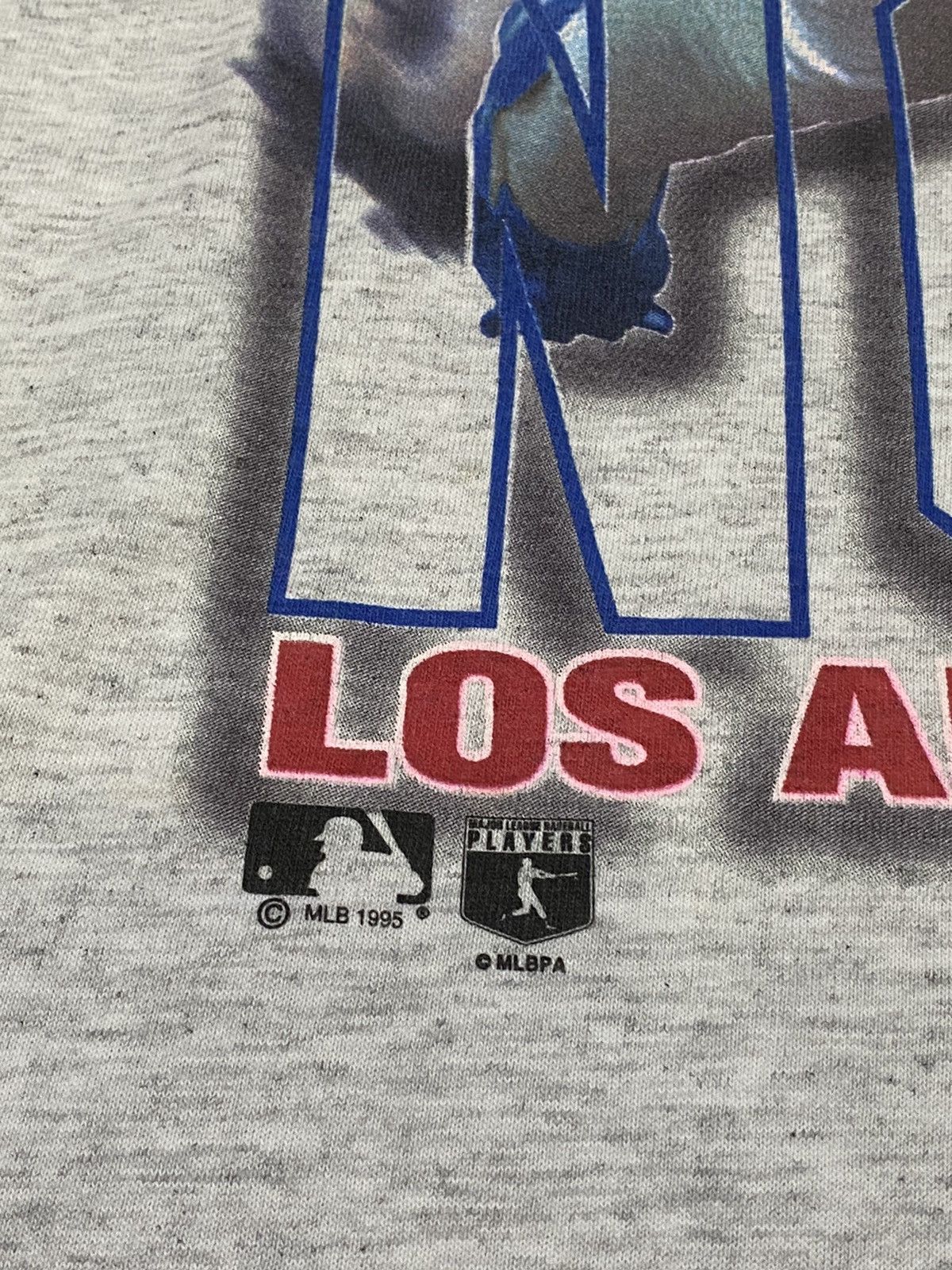 MLB VINTAGE 90s HIDEO NOMO DODGERS MLB PHOTO TEE SINGLE STICH Size US L / EU 52-54 / 3 - 3 Thumbnail