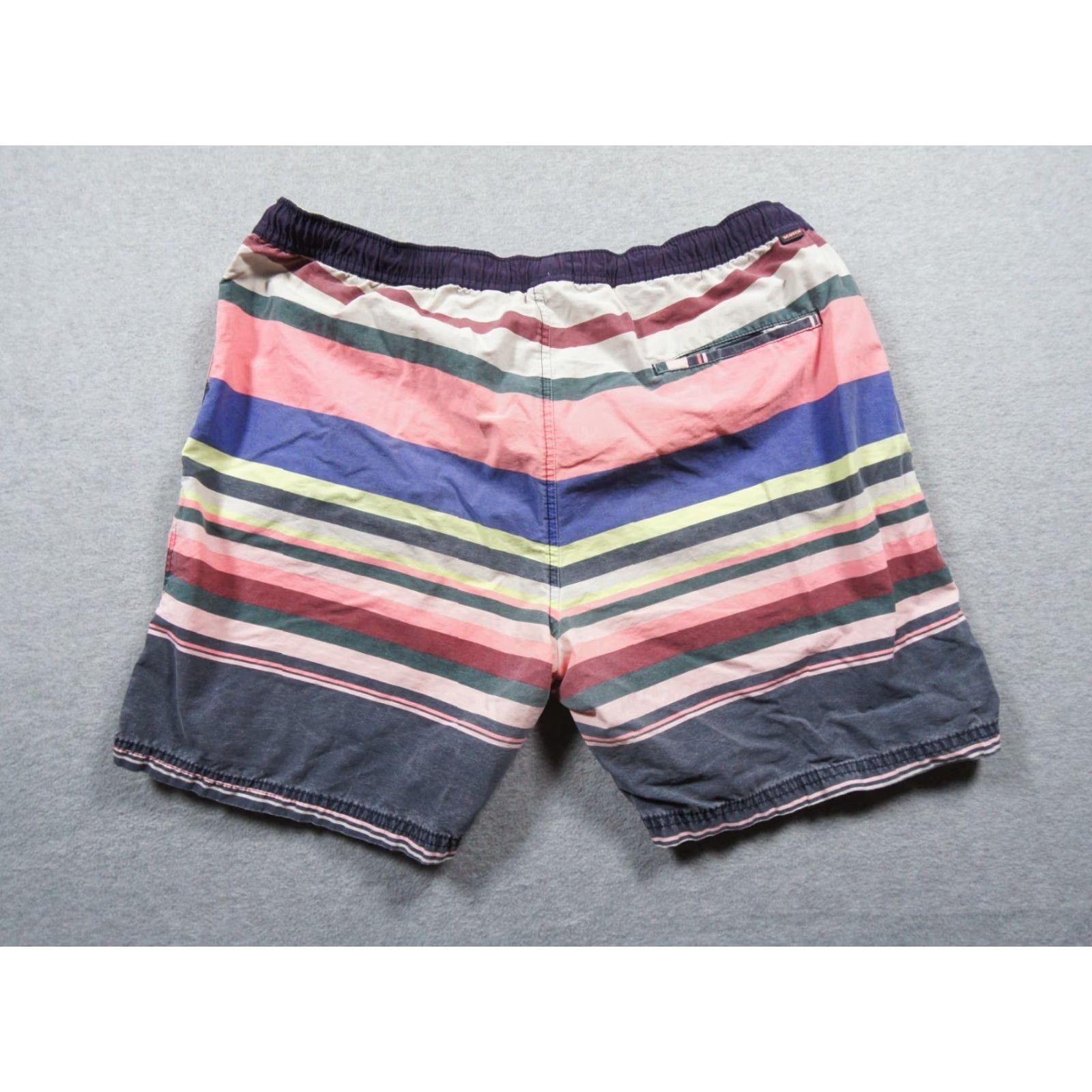 Scotch & Soda Scotch & Soda Shorts Mens Large Boardshorts Swimwear Trunks Striped Multicolor Size US 33 - 4 Thumbnail
