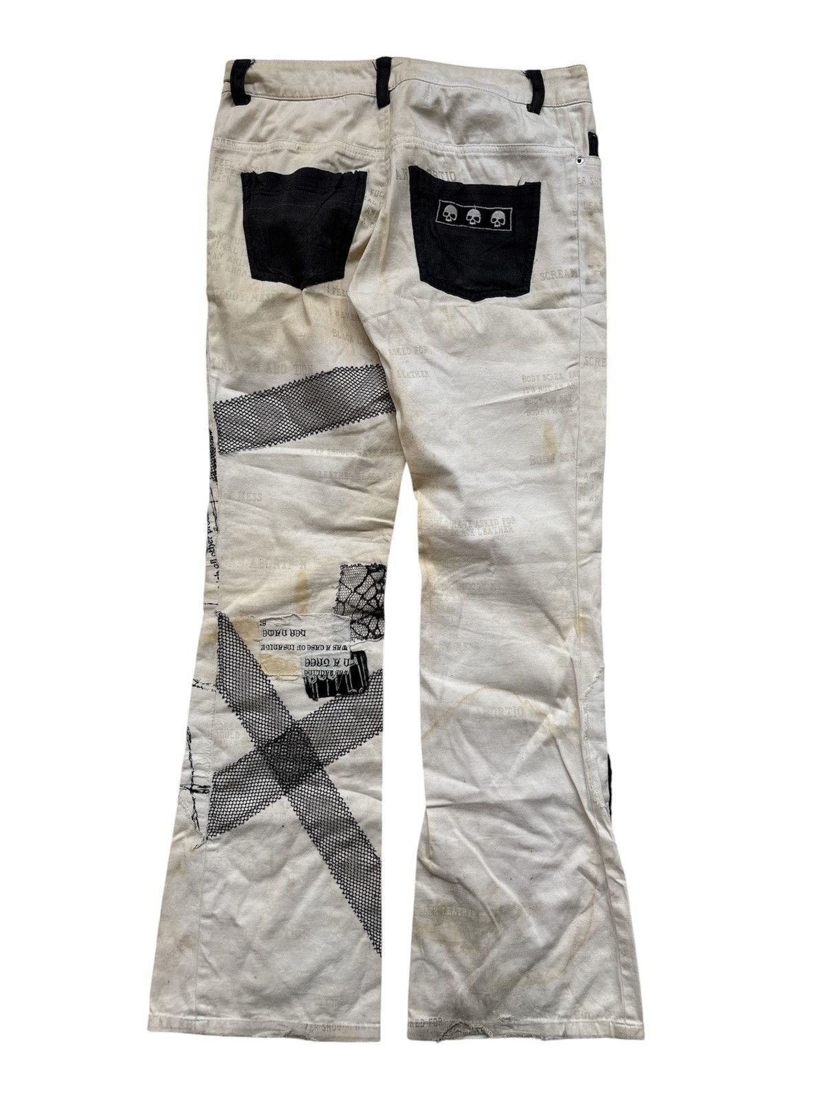 Japanese Brand h.NAOTO Anarchism for Plus Flare Pants Size US 29 - 2 Thumbnail