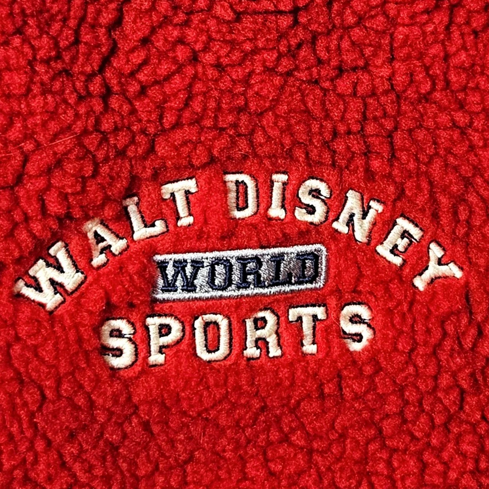 Disney VINTAGE Disney Mickey Mouse Walt Disney World Sports Sherpa Fleece Pullover Men XL Blue Size US XL / EU 56 / 4 - 6 Thumbnail