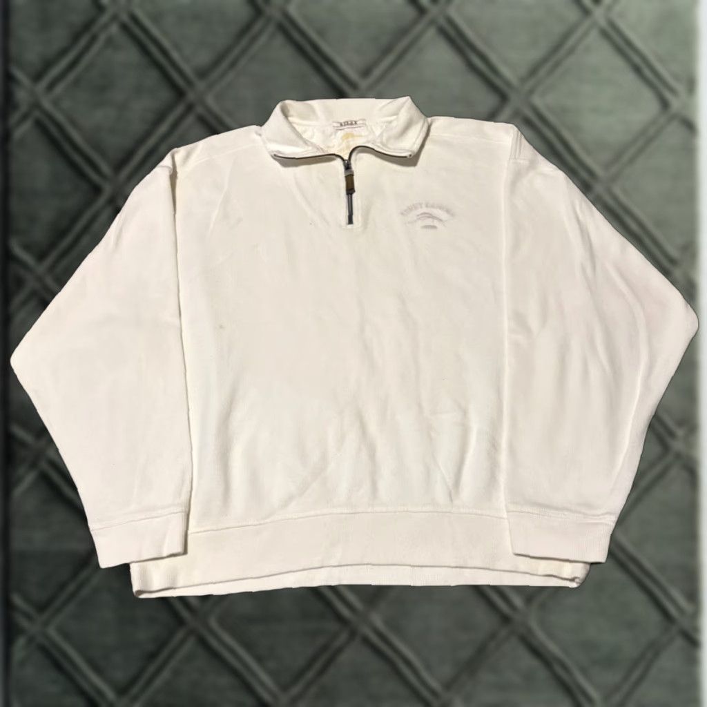 Tommy Bahama Tommy Bahama Relax White Quarterzip Sweater Men’s L-XL Size US XL / EU 56 / 4 - 1 Thumbnail