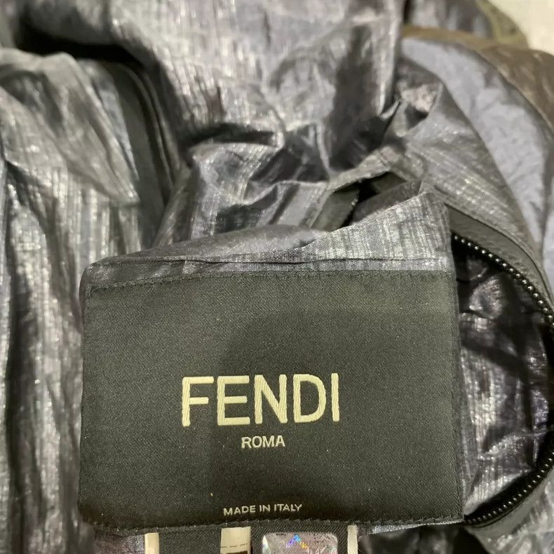 Fendi Fendi Metallic Nylon Hooded Jacket Size US L / EU 52-54 / 3 - 8 Thumbnail
