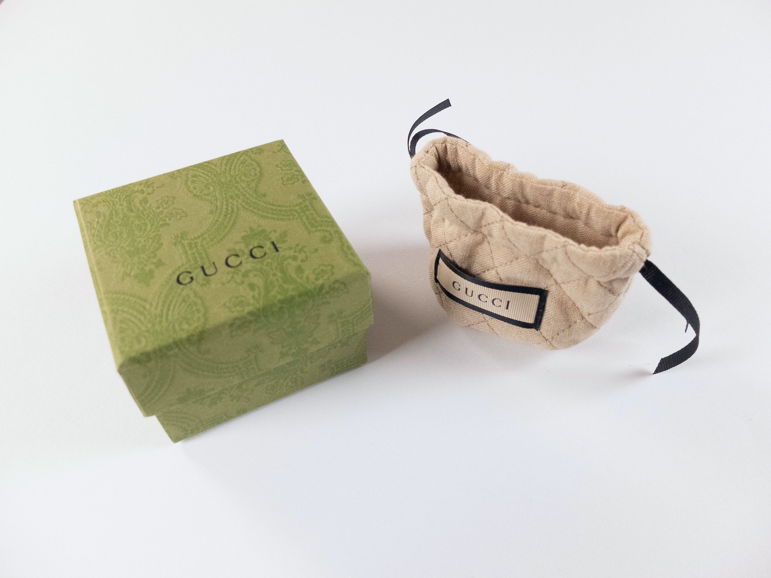Gucci GUCCI Sterling silver interlocking G logo ring Size 20 / 9 Size ONE SIZE - 8 Thumbnail