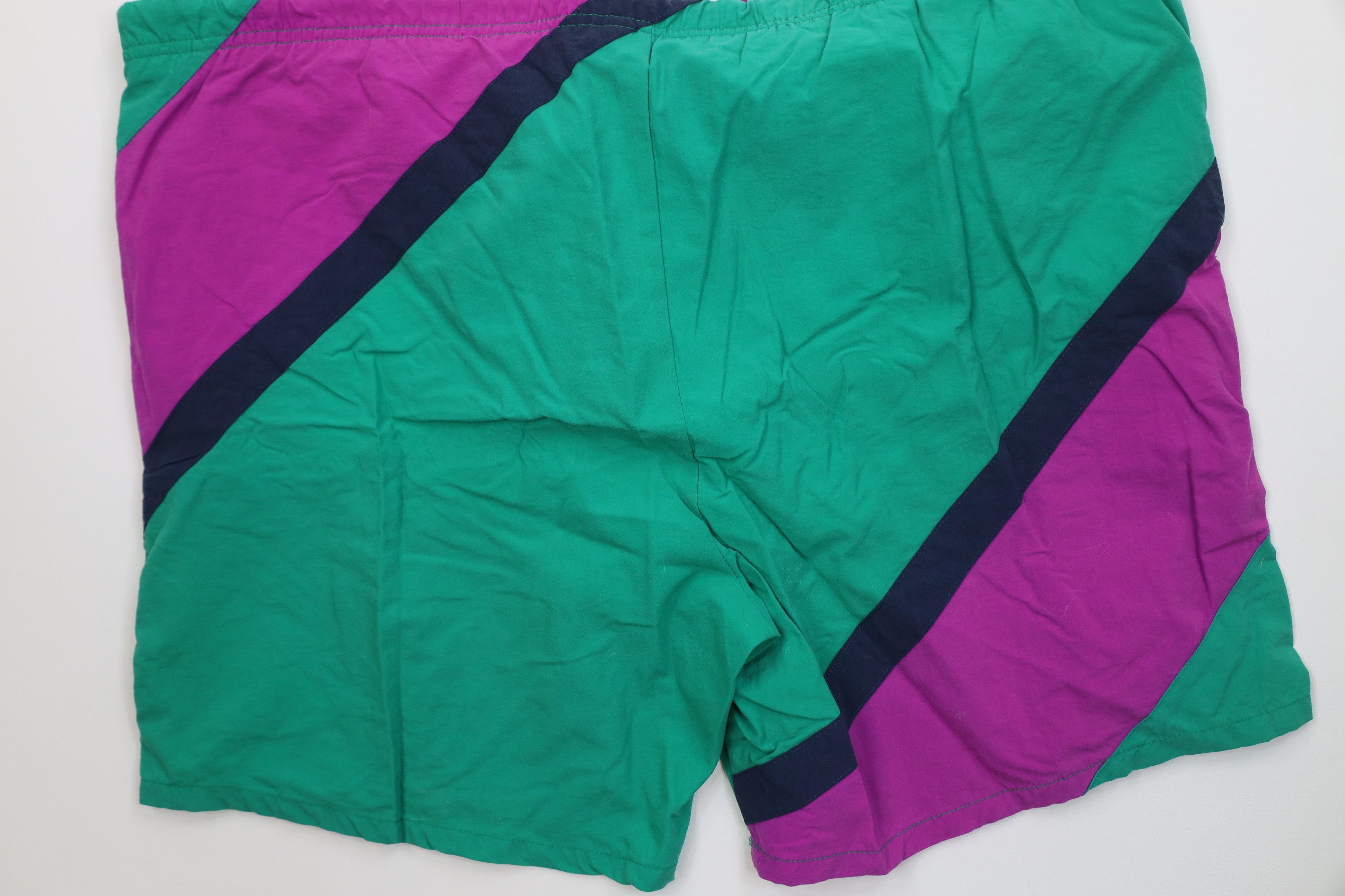 Nautica AS IS Vintage 90s Nautica Beach Sailing Lined Shorts Trunks Size US 38 / EU 54 - 12 Thumbnail