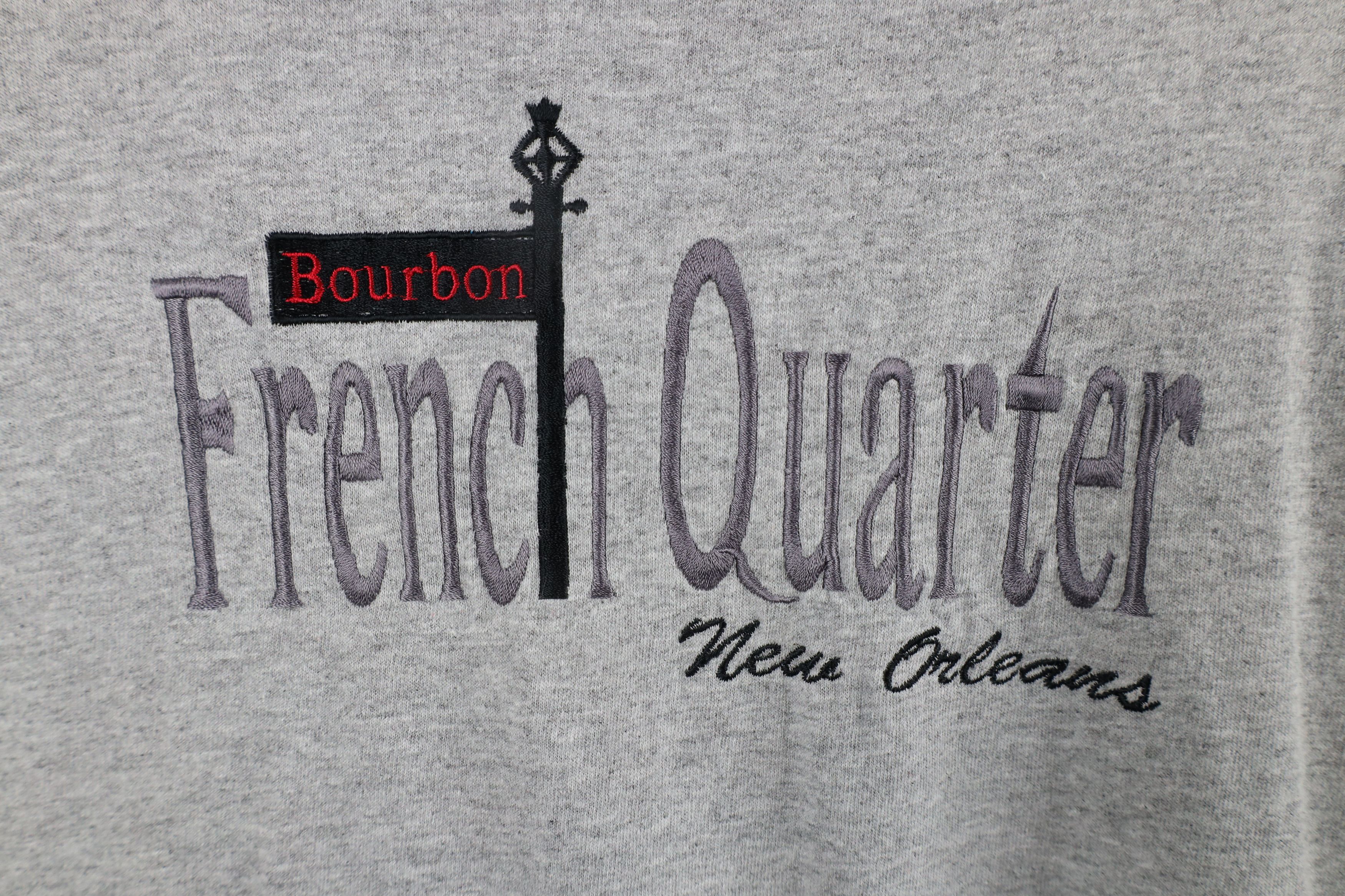Vintage Vintage 90s Streetwear French Quarter Bourbon Street T-Shirt Size US XXL / EU 58 / 5 - 4 Thumbnail
