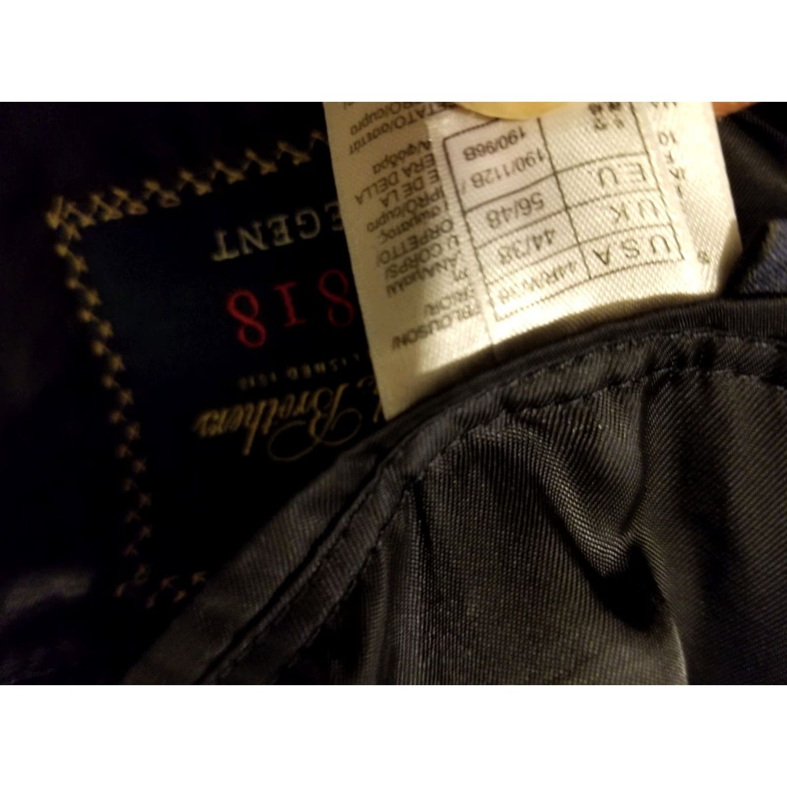 Brooks Brothers VINTAGE Brooks Brothers Wool Blazer 3-in-1 Jacket Mens 44R Black Gray Wool Blazer Brooks Brothers Mens Blazer 44R Size 44R - 2 Thumbnail