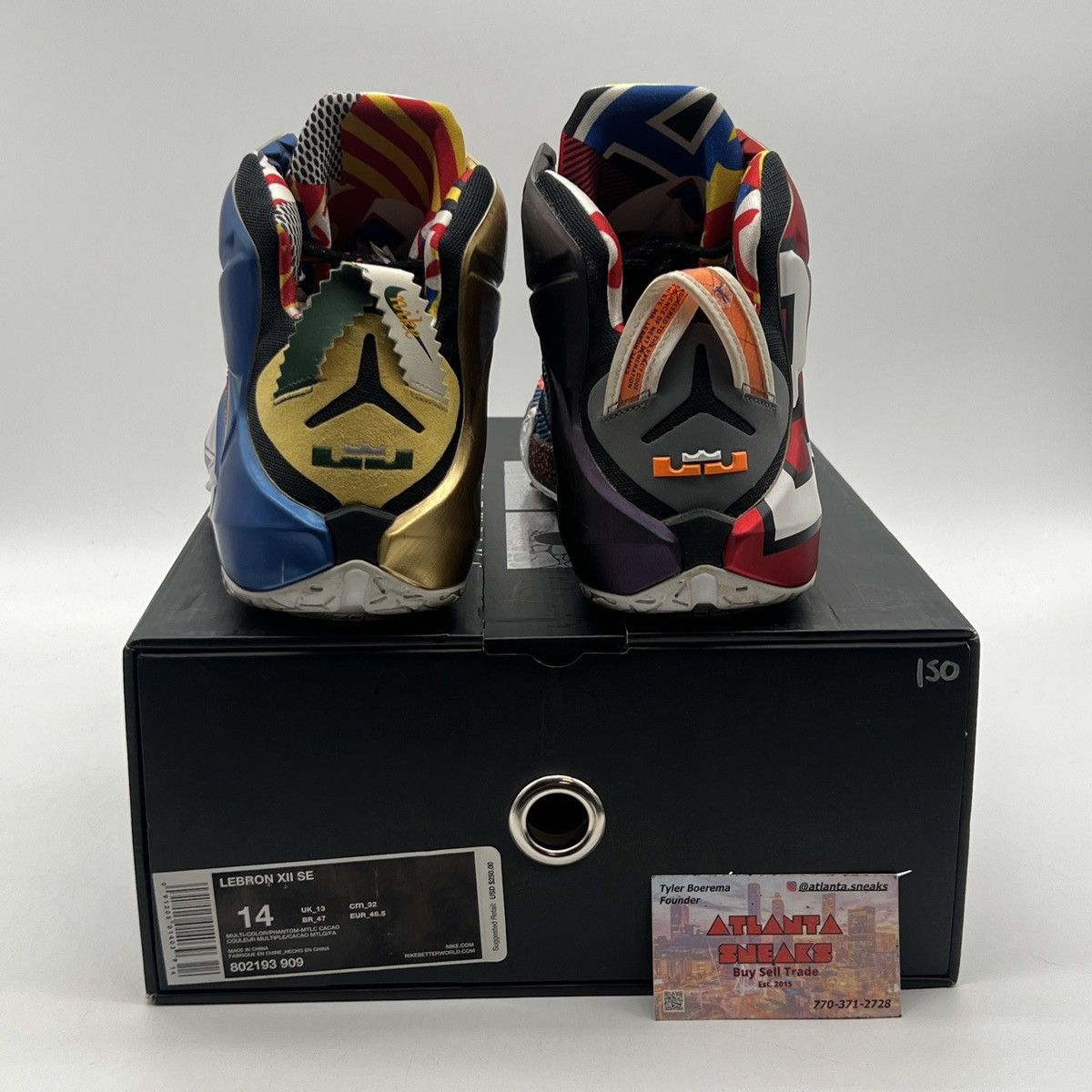 Nike Lebron 12 what the Size US 14 / EU 47 - 3 Thumbnail