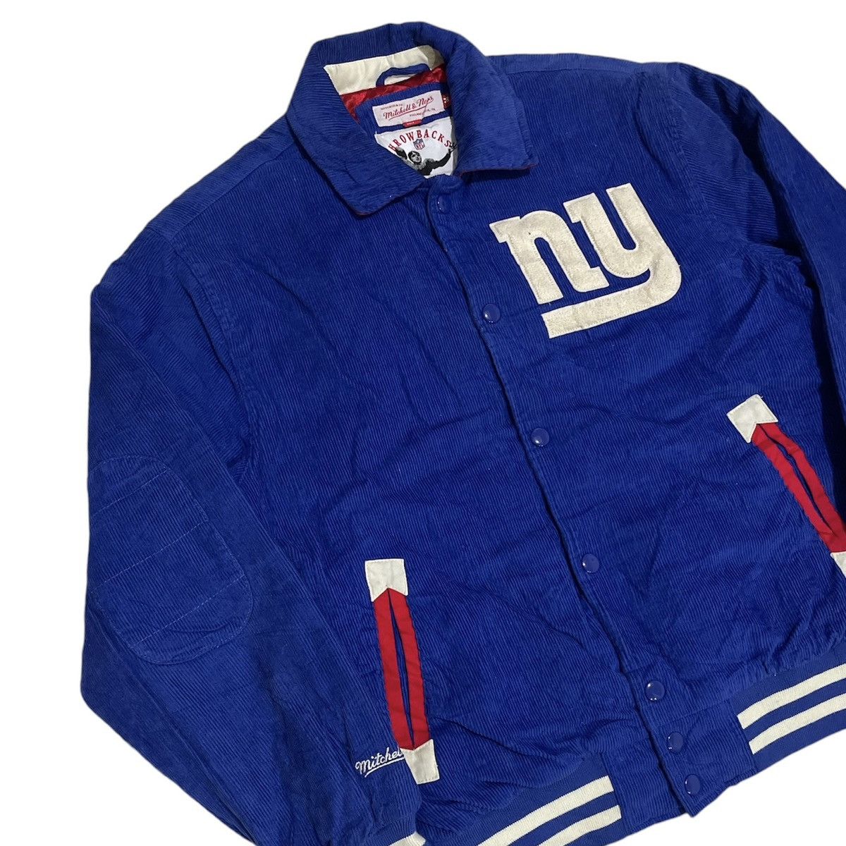 Mitchell & Ness × NFL Mitchell & Ness New York Varsity Corduroy Stadium Jacket Size US M / EU 48-50 / 2 - 3 Thumbnail