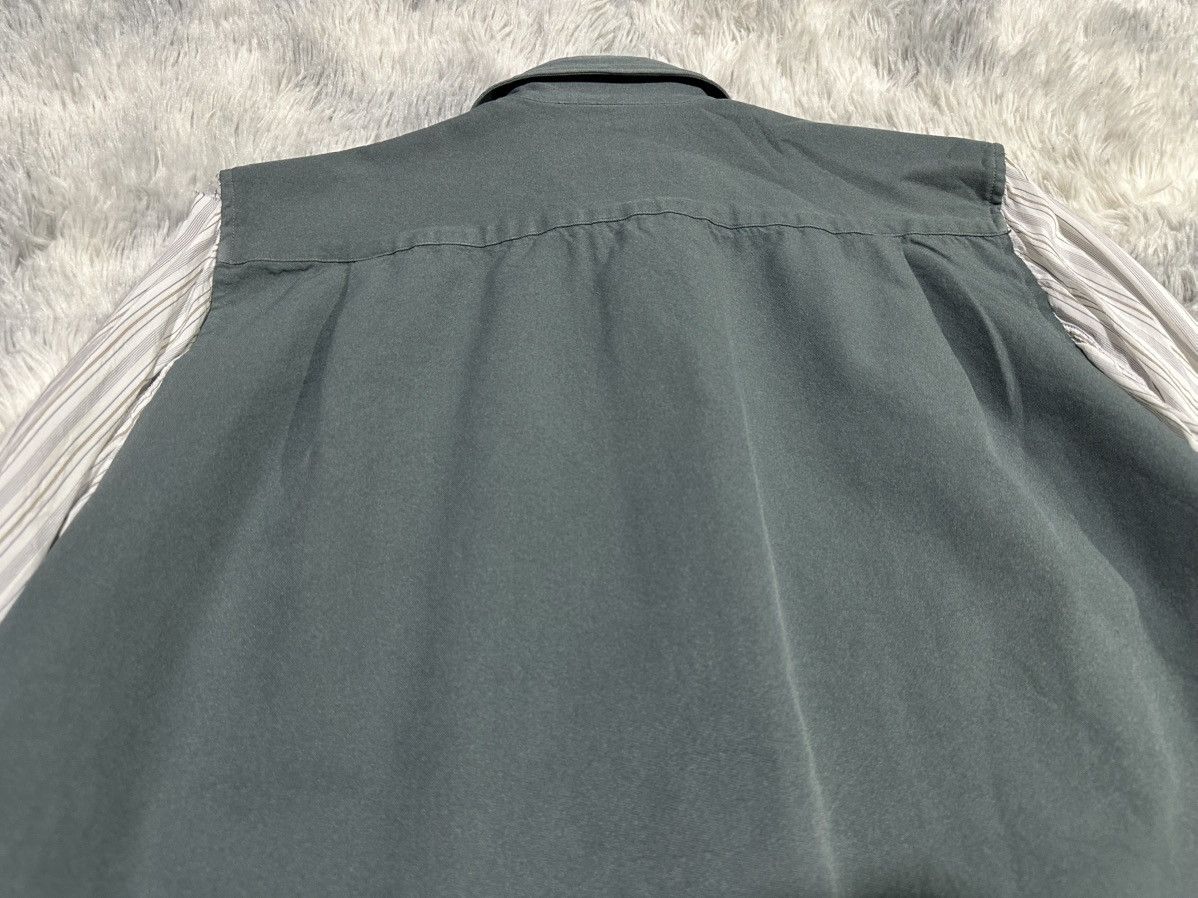 Comme des Garcons SHIRT 🔥Comme Des Garcons Shirt Striped Sleeves Poly Shir Size US S / EU 44-46 / 1 - 9 Thumbnail