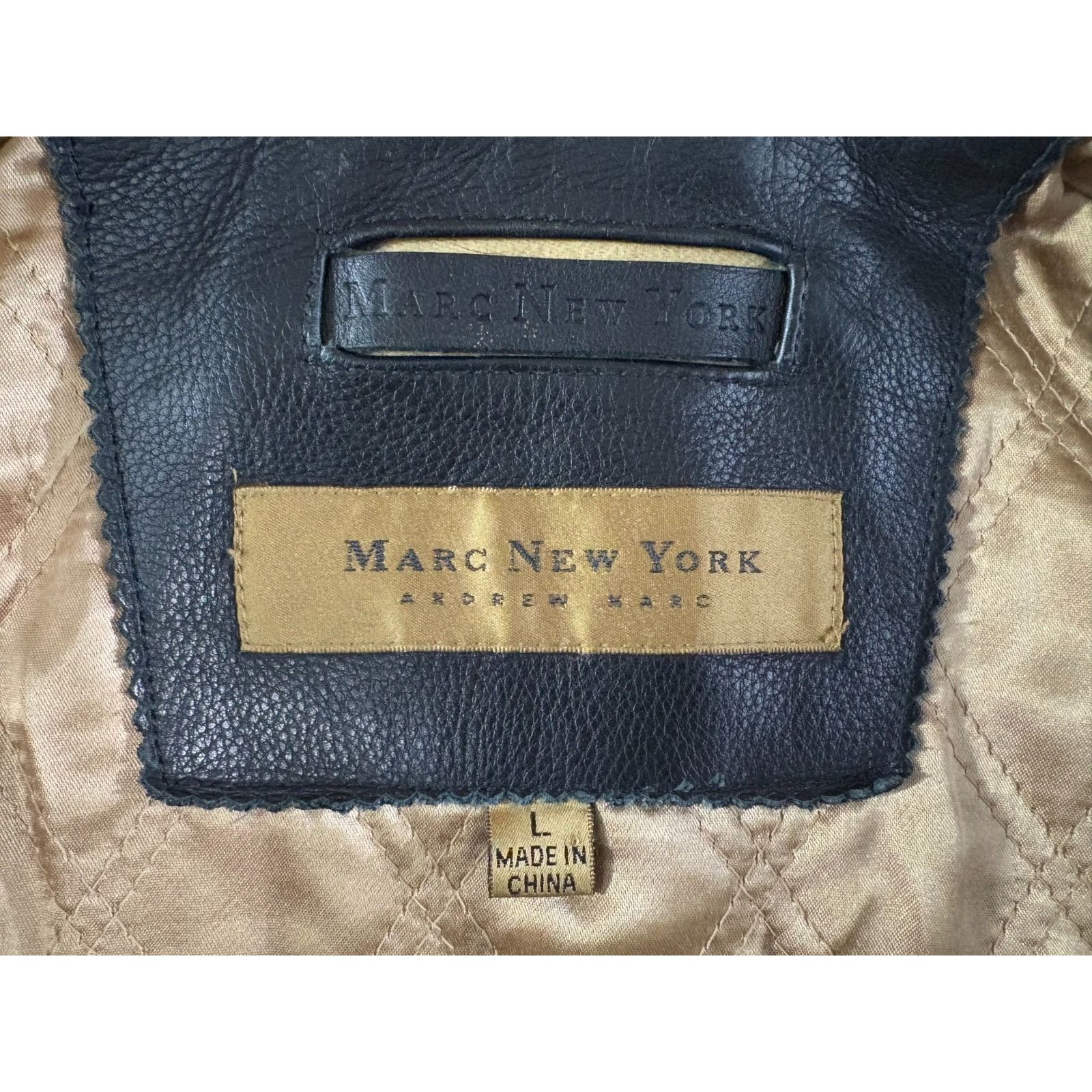 Andrew Marc Andrew Marc New York Double Breasted Leather Soft Lined Coat Size US L / EU 52-54 / 3 - 3 Thumbnail