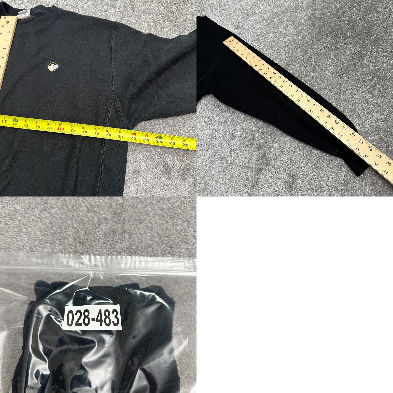 Champion Champion Sweatshirt Men M Black Crew Neck Cotton Polyester Reverse Weave Size US M / EU 48-50 / 2 - 8 Thumbnail