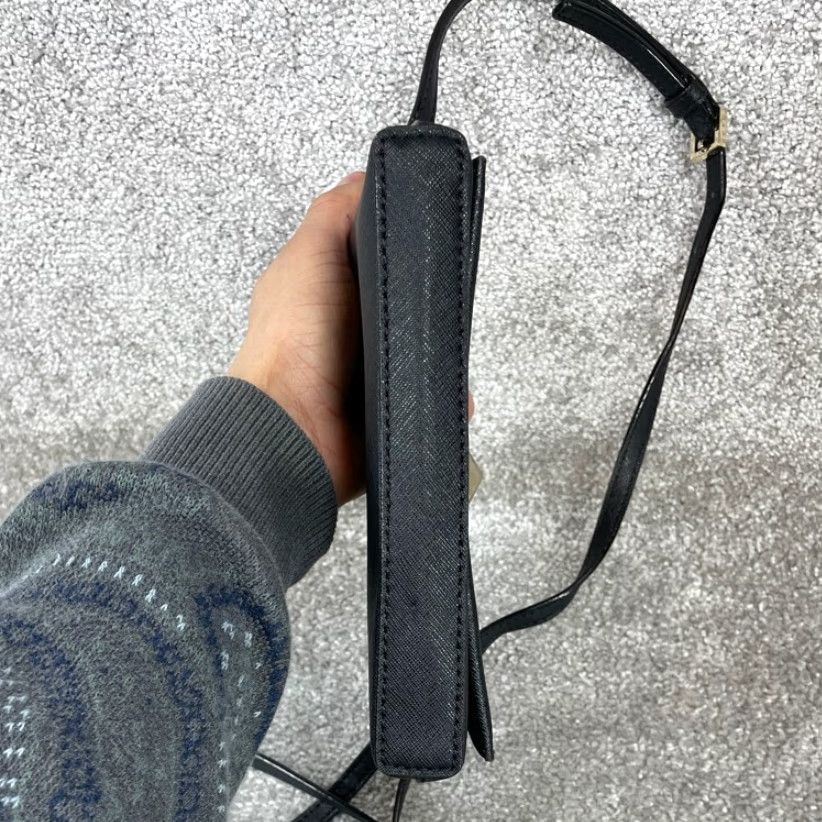 Vintage VINTAGE Kate Spade New York Crossbody Bag Women's Leather Casual Black Adjustable Strap 2010s Size ONE SIZE - 5 Thumbnail