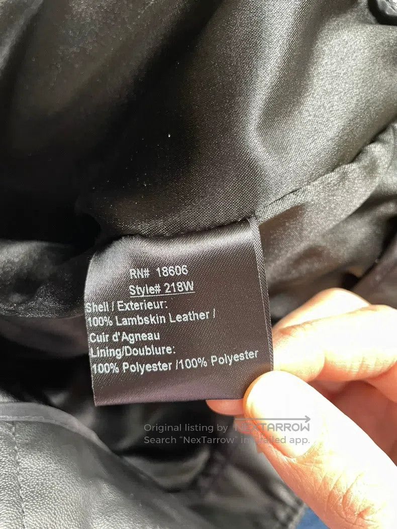 Schott Schott NYC Women's Biker Jacket with diagonal zipper sheep Size S / US 4 / IT 40 - 7 Thumbnail