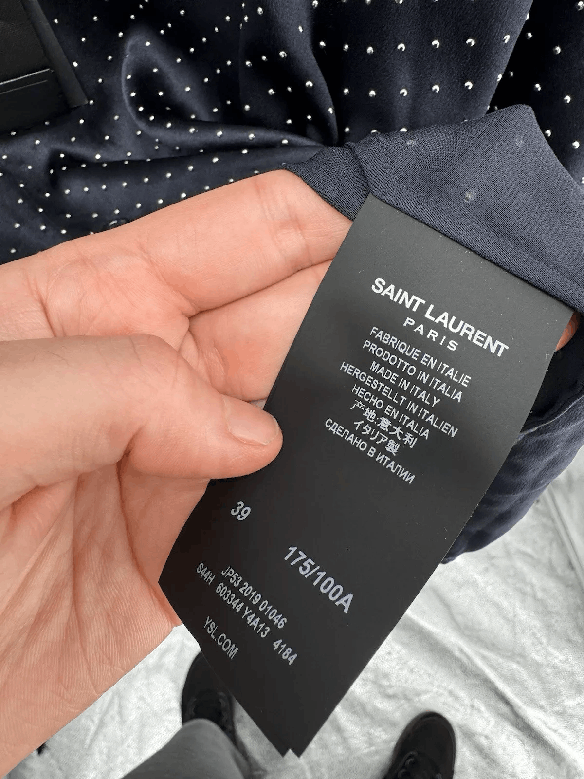 Yves Saint Laurent Saint Laurent Studded shirt. 39/15.5 Size L $1990 Size US XXS / EU 40 - 10 Thumbnail