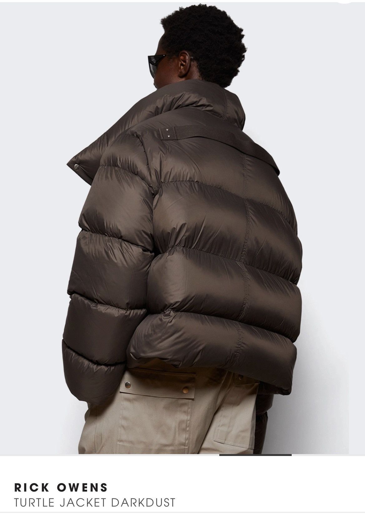 Rick Owens Rick Owen’s Turtle Jacket / Puffer Jacket Size US M / EU 48-50 / 2 - 10 Thumbnail
