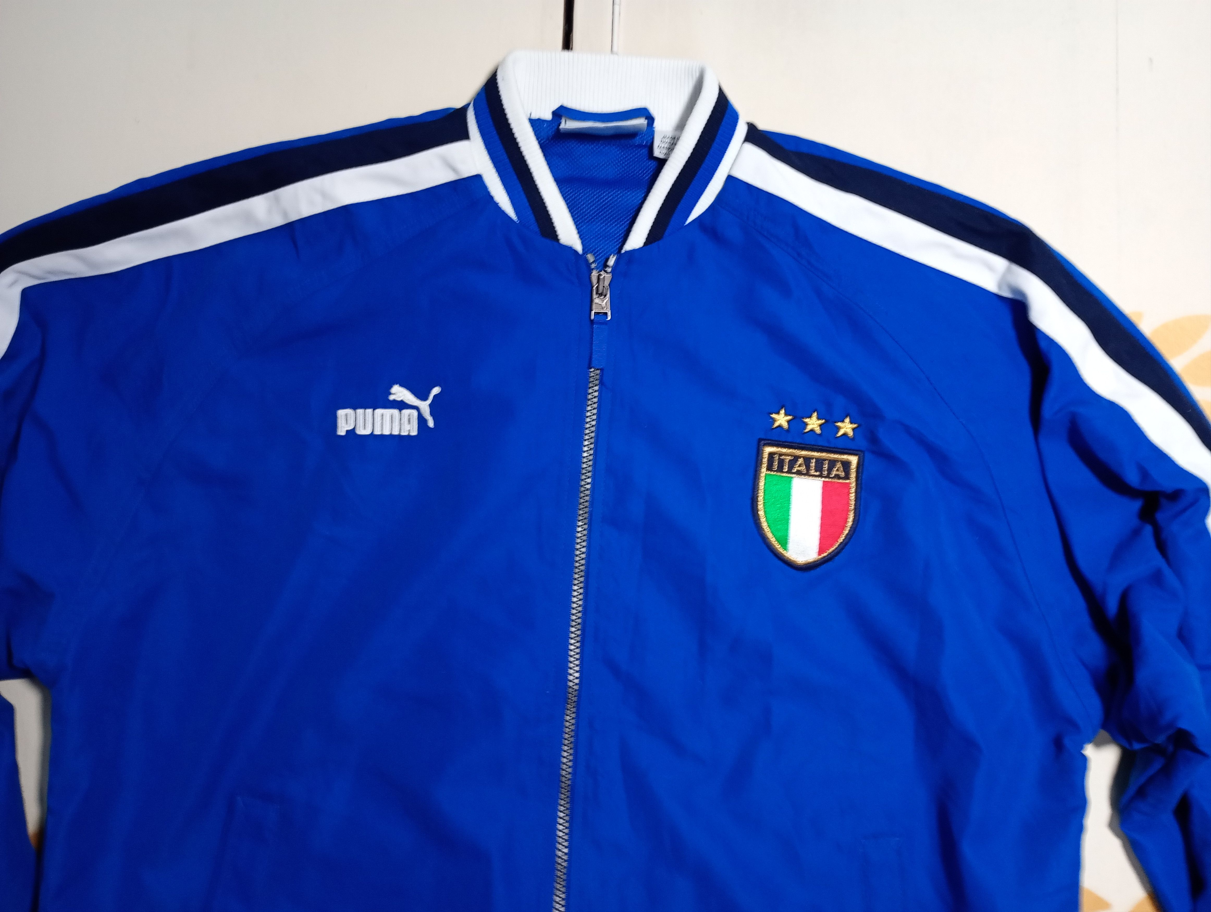 Puma Puma Italy Team TrackTop Jacket Vintage 2003-2004 Size US L / EU 52-54 / 3 - 6 Thumbnail
