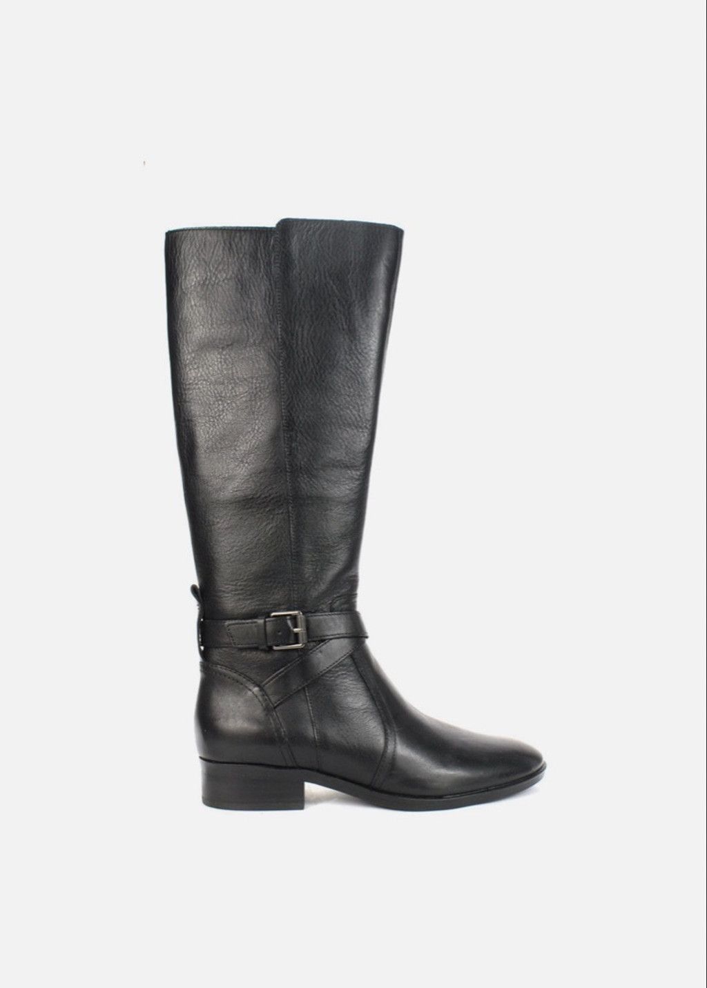 Naturalizer Women's Naturalizer Black Leather Heeled Boots Size 8 Size US 8 / IT 38 - 2 Thumbnail