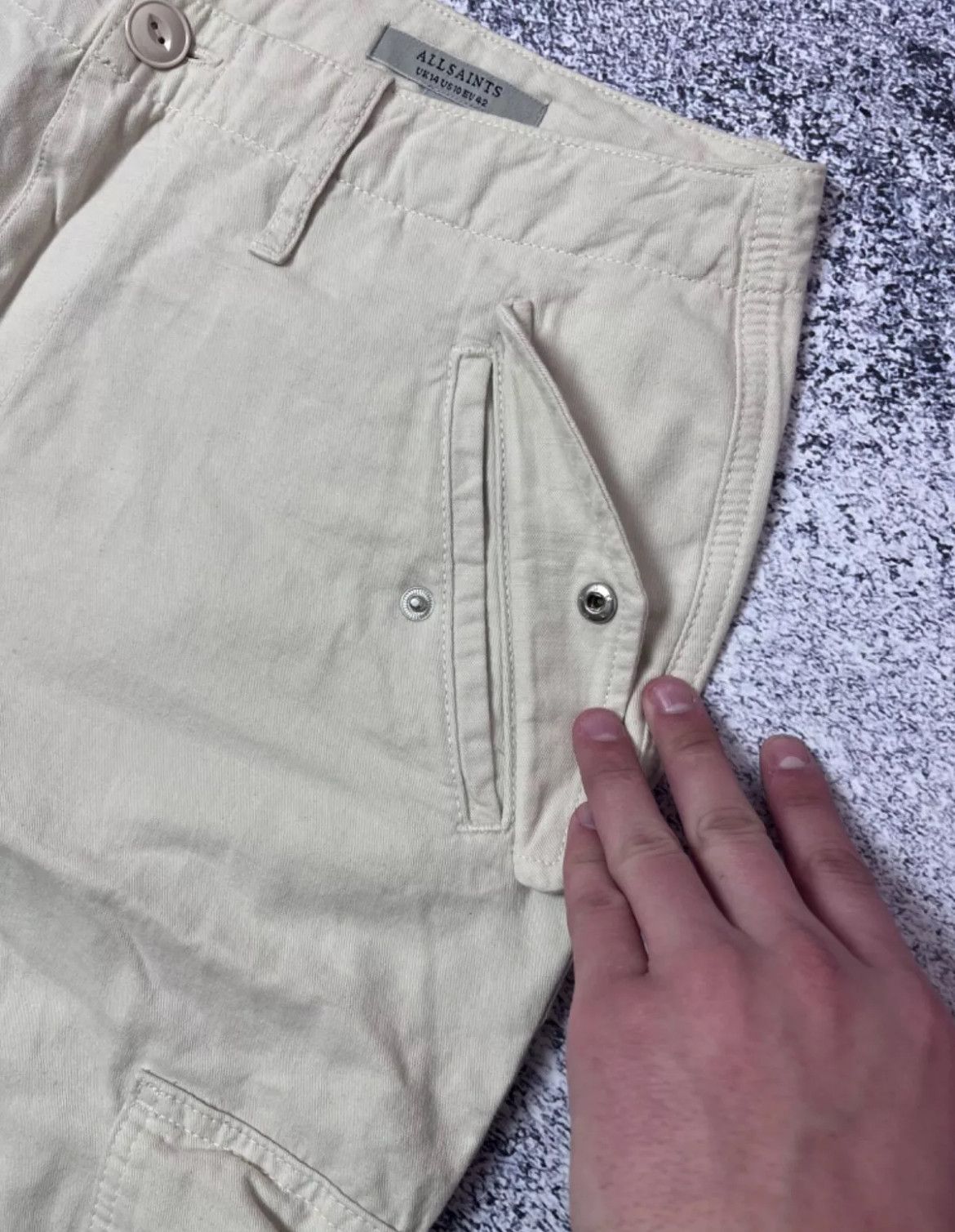Allsaints Rare Luxury cargo pants Allsaints size 42 streetwear Size US 42 / EU 58 - 4 Thumbnail