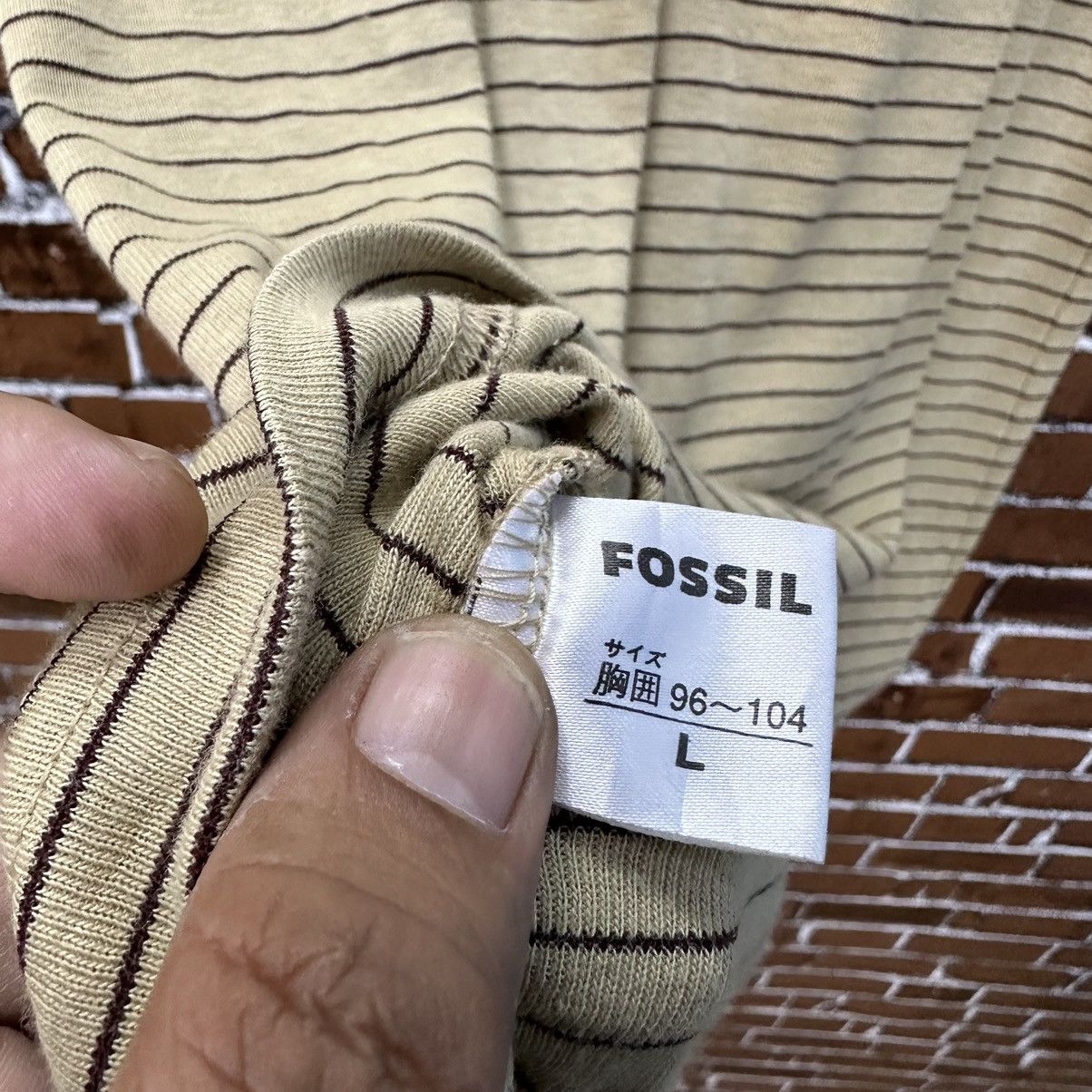 Fossil 80s Fossil Stripe Vintage TShirt A859 Size US M / EU 48-50 / 2 - 9 Thumbnail