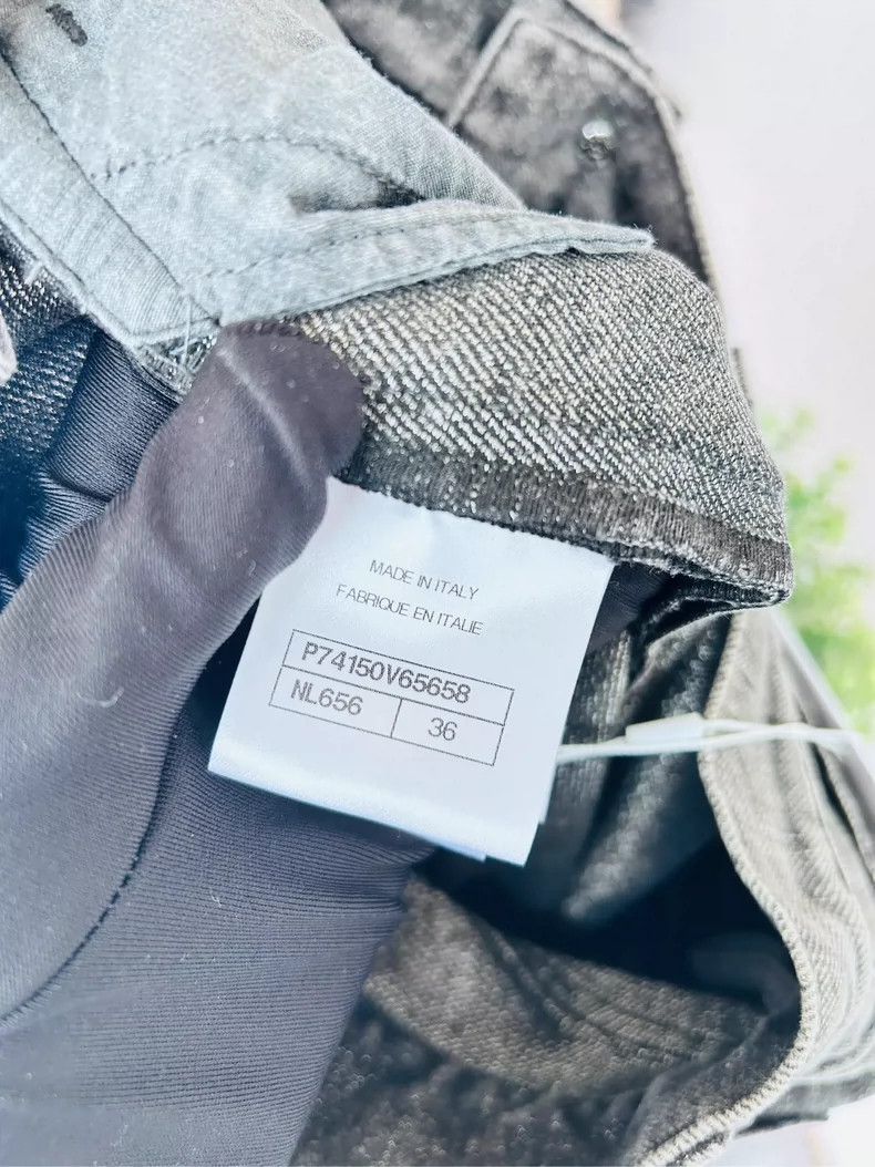 Chanel Chanel 23c smoke gray jeans Size 24" / US 00 / IT 34 - 4 Thumbnail