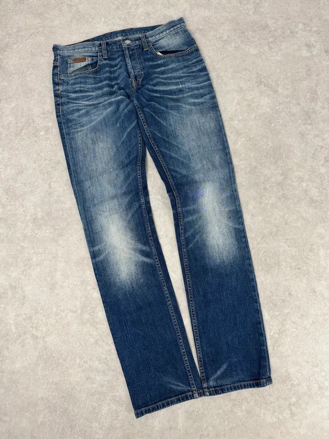 Gucci 2010s Gucci Blue Faded Slim Denim Jeans by Frida Giannini Size US 30 / EU 46 - 5 Thumbnail
