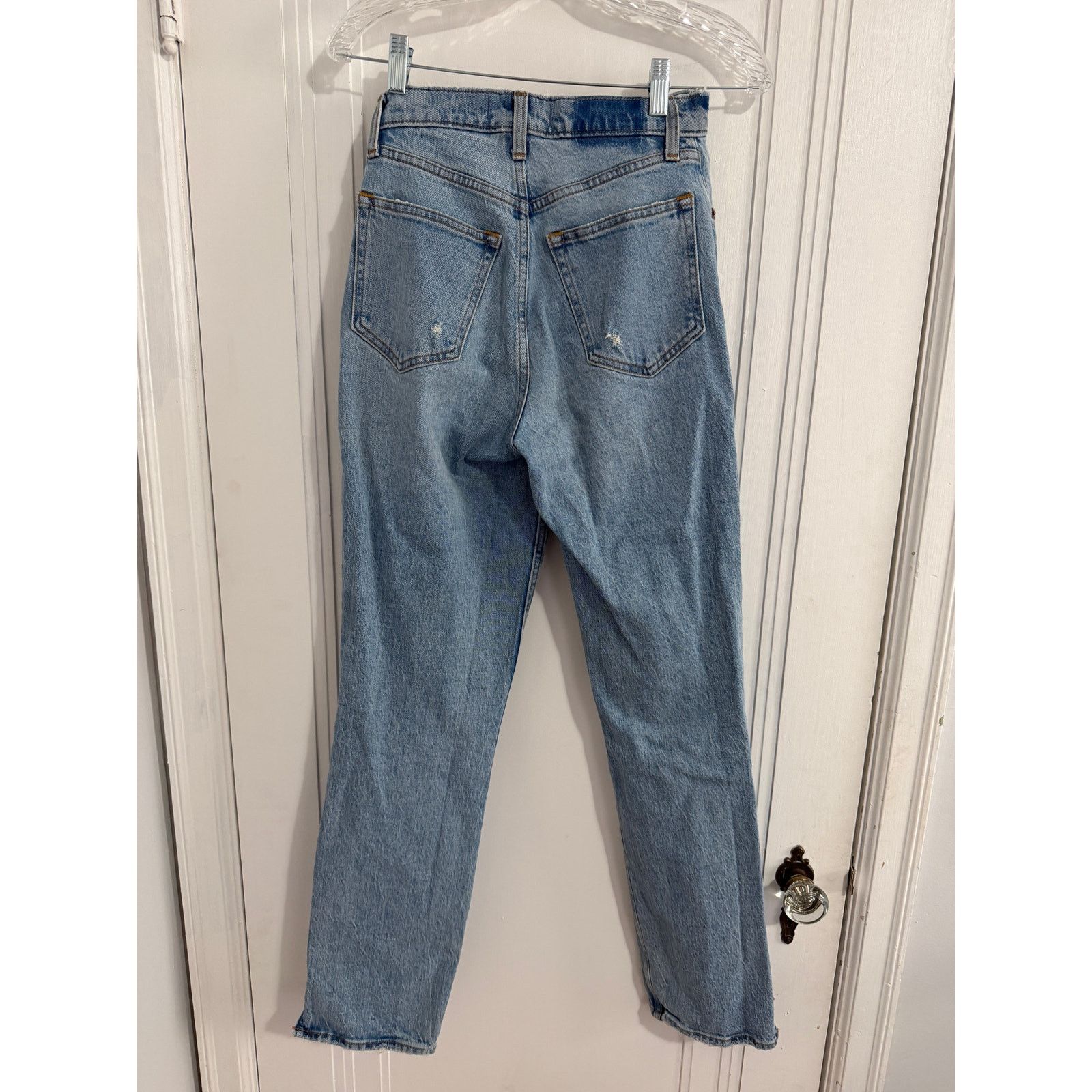 Abercrombie & Fitch Abercrombie The 90s Straight Ultra High Rise Jeans Size 26/2 Size 26" / US 2 / IT 38 - 5 Thumbnail