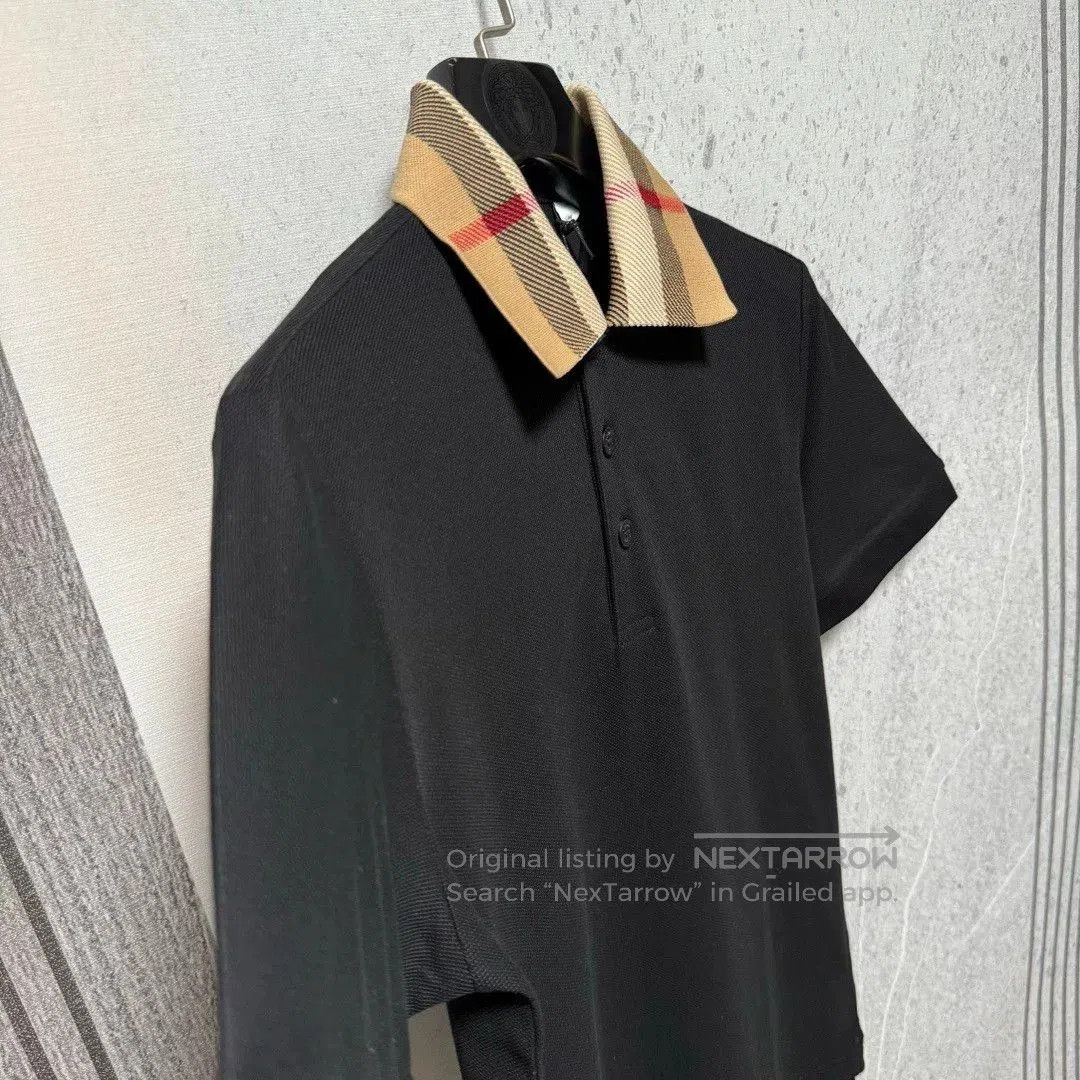 Burberry Burberry Men's Classic Plaid Collar Polo. Size US XL / EU 56 / 4 - 4 Thumbnail
