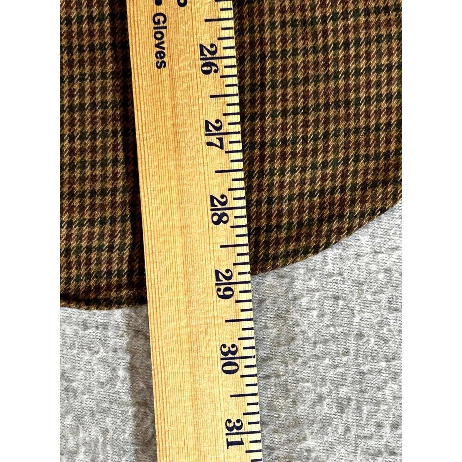 J.Crew J.Crew Button-Up Flannel Shirt Mens Large Brown Check Cashmere Blend Long Sleeve Size US L / EU 52-54 / 3 - 6 Thumbnail