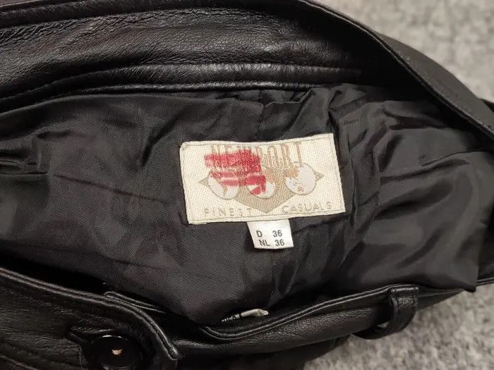 Japanese Brand Vintage Leather Black Pants Japanese Hype Travis Scott Size US 29 - 7 Thumbnail
