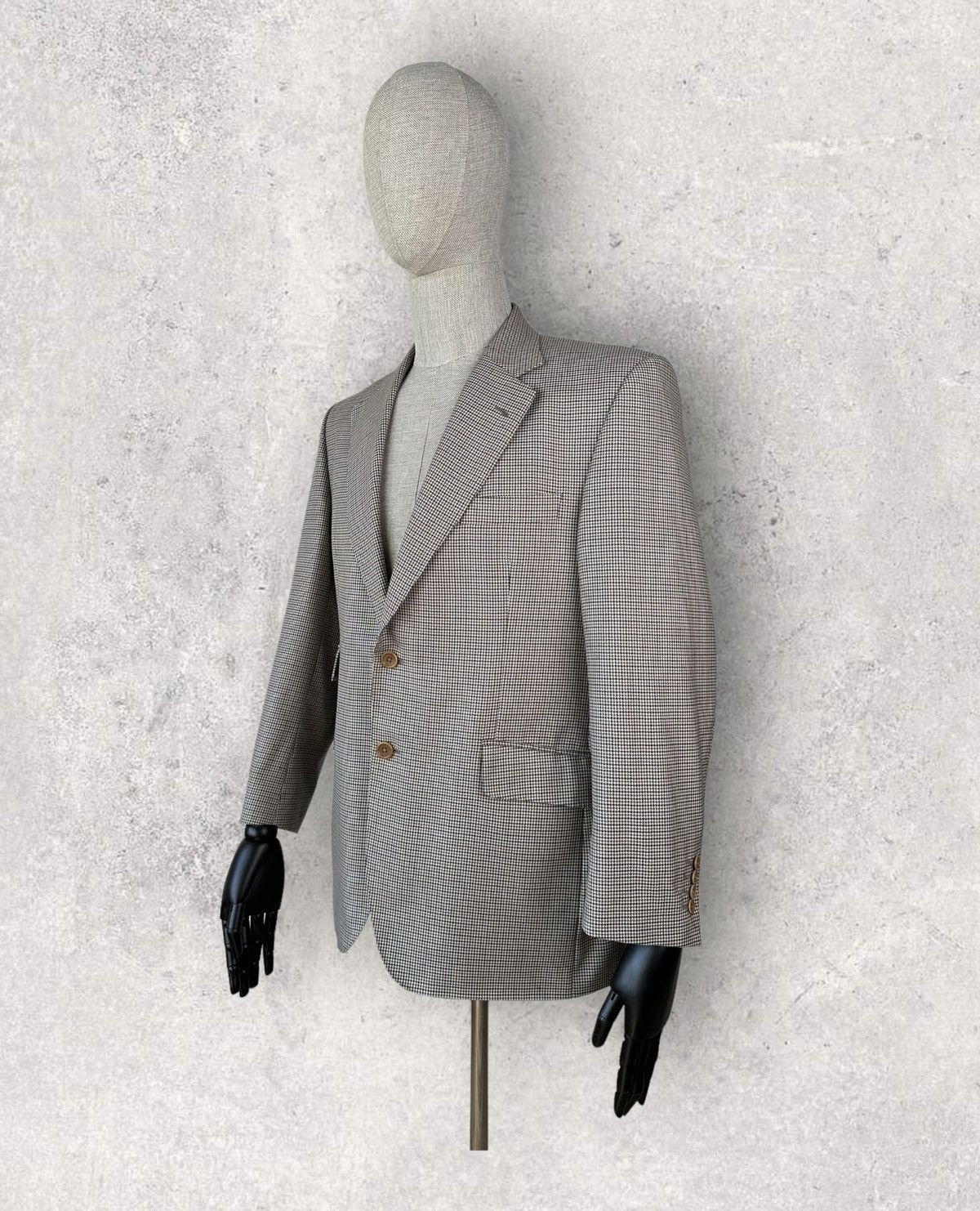 Aquascutum Vintage AQUASCUTUM Classic Check Blazer Jacket size 42S Size 42S - 2 Thumbnail