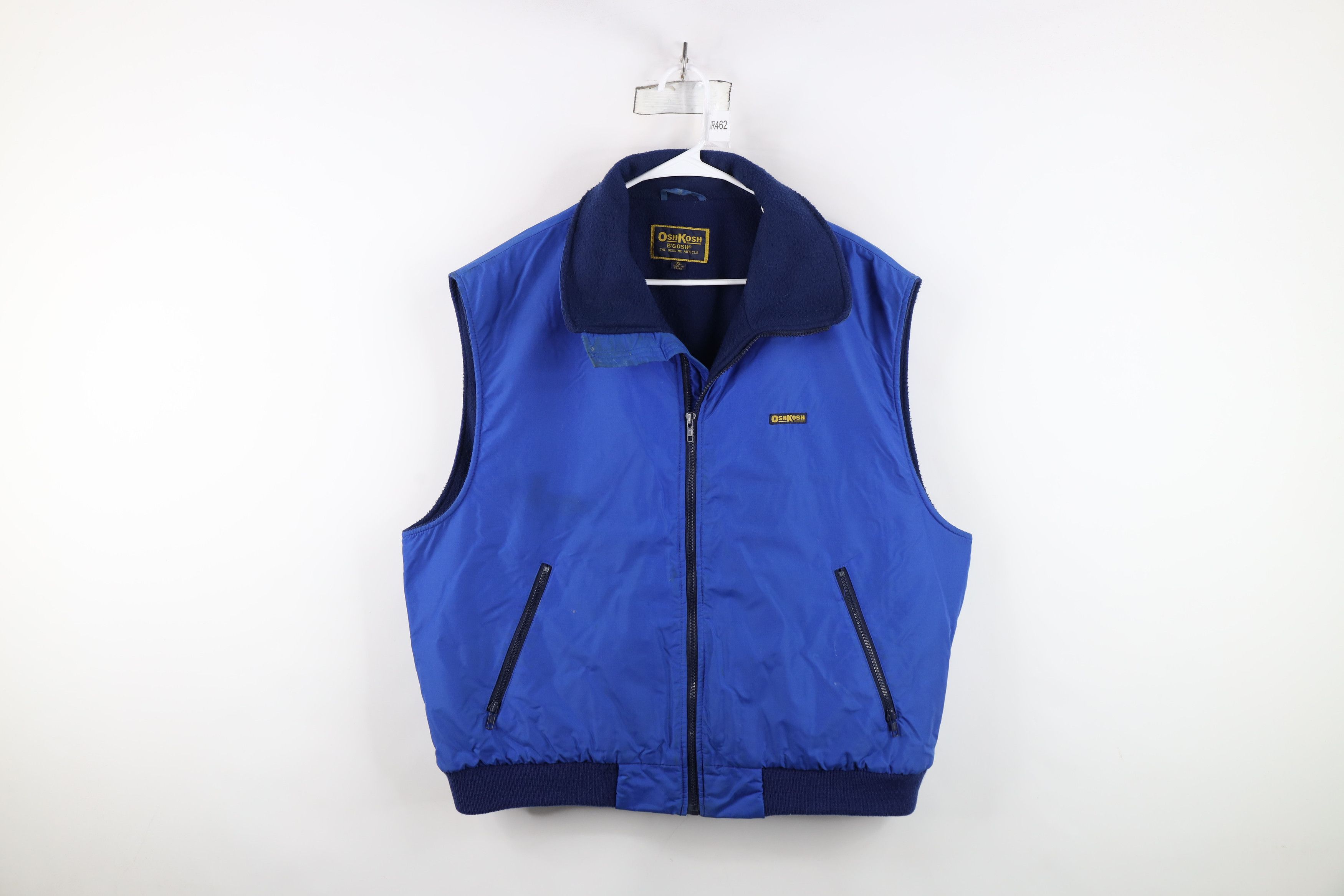 Vintage Vintage 90s OshKosh B'Gosh Spell Fleece Lined Vest Jacket Size US XL / EU 56 / 4 - 1 Thumbnail