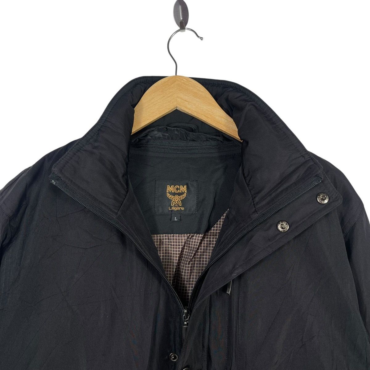 MCM Vintage MCM Legere Black Insulated Minimal Tech Jacket Parka Size US L / EU 52-54 / 3 - 5 Thumbnail