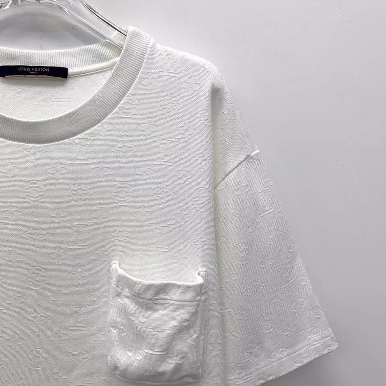 Louis Vuitton Louis Vuitton White Logo Cotton T -2505 Size XL / US 12-14 / IT 48-50 - 3 Thumbnail