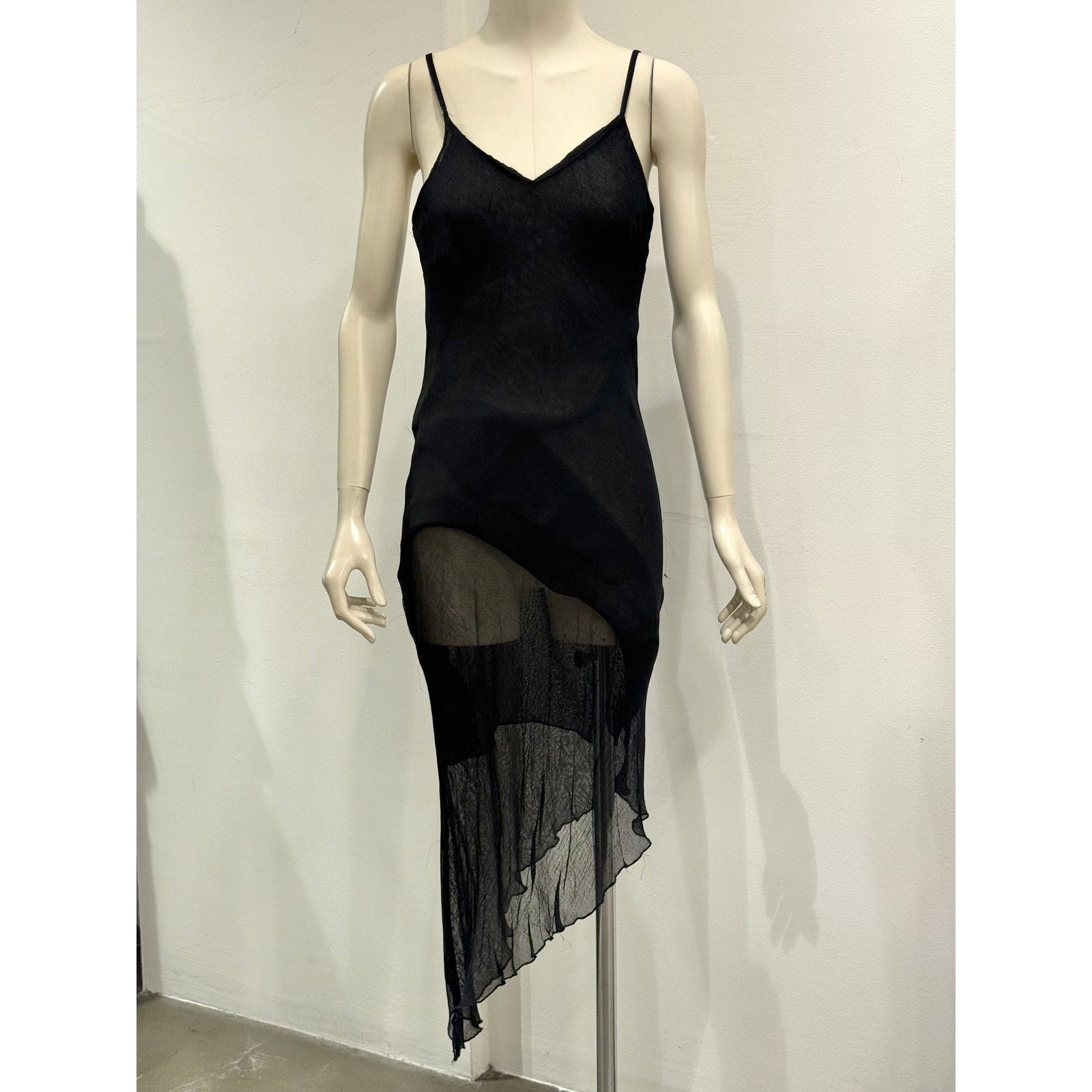 2000s Cavalli wrinkle dress