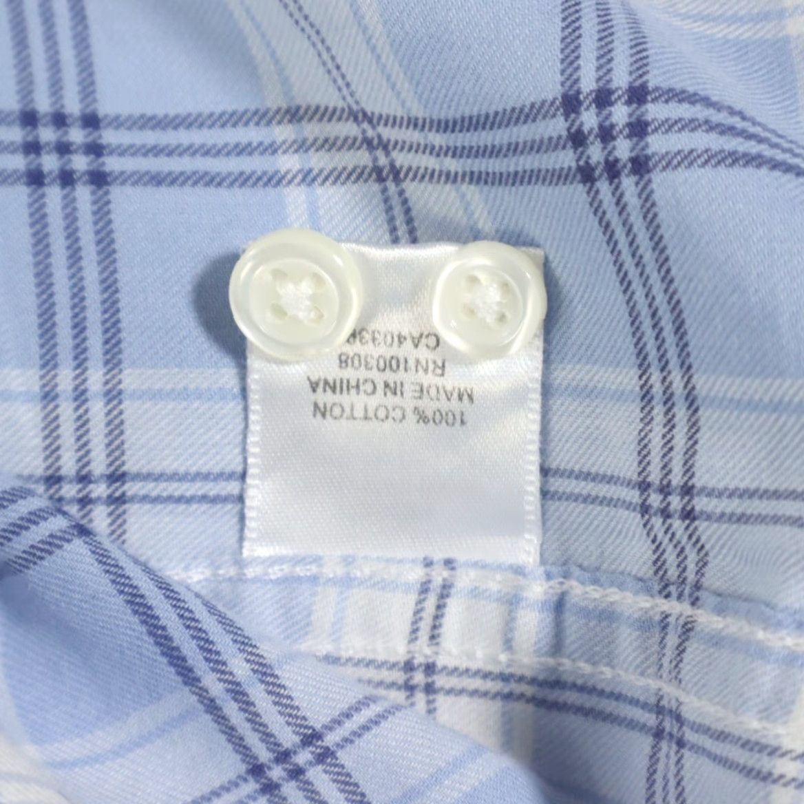 Peter Millar Peter Millar Crown Waterloo Sport Cotton Plaid Button Up Shirt Blue Men's L Size US L / EU 52-54 / 3 - 6 Thumbnail