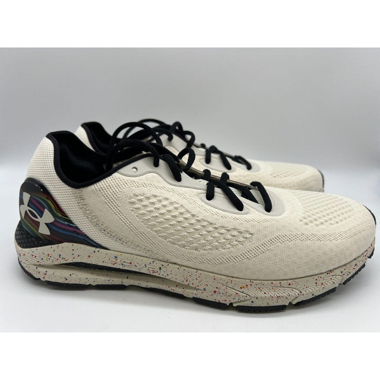 image of Under Armour Hovr Sonic 5 Running Shoes Pride Men's Size 11 in Beige