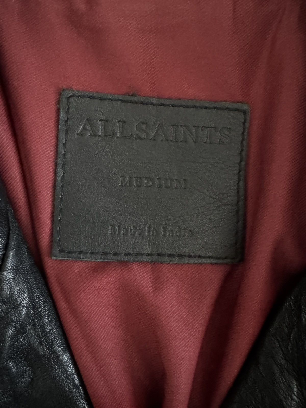 Allsaints Allsaints leather jacket Size US M / EU 48-50 / 2 - 5 Thumbnail