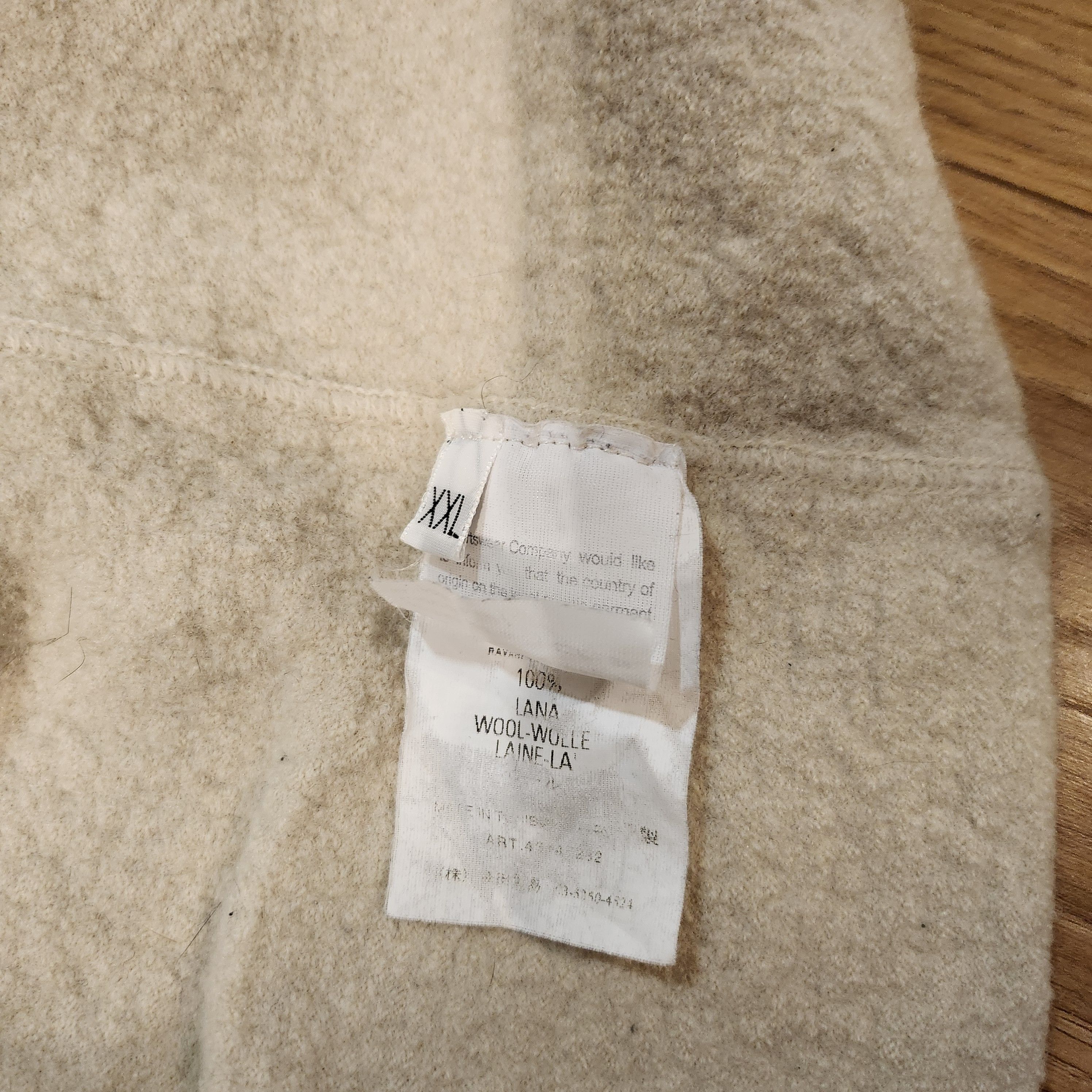 Stone Island × Vintage Stone Island Denims Wool Shrunk Sweater Size US S / EU 44-46 / 1 - 4 Thumbnail